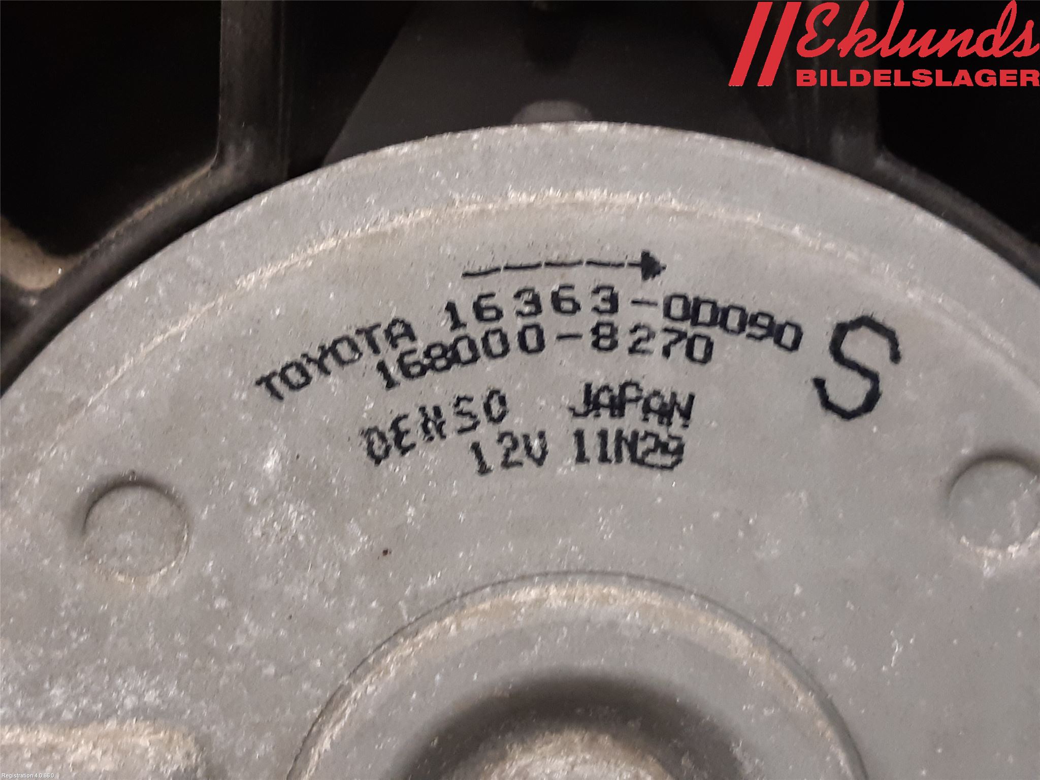 Toyota YARIS XP90 06-11 Kylfläkt El