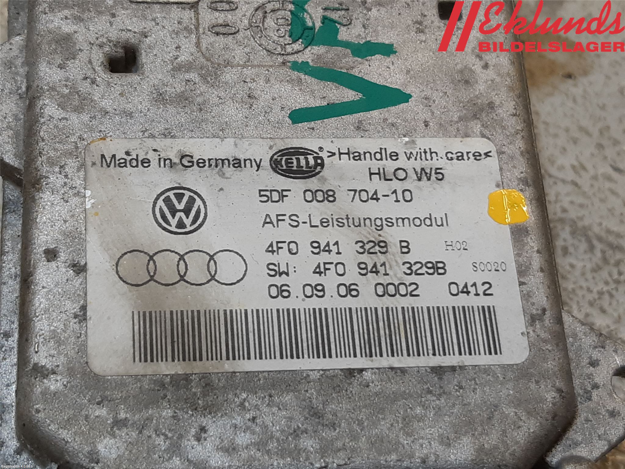 Audi ALLROAD 06-11 Styrenhet Strålkastare