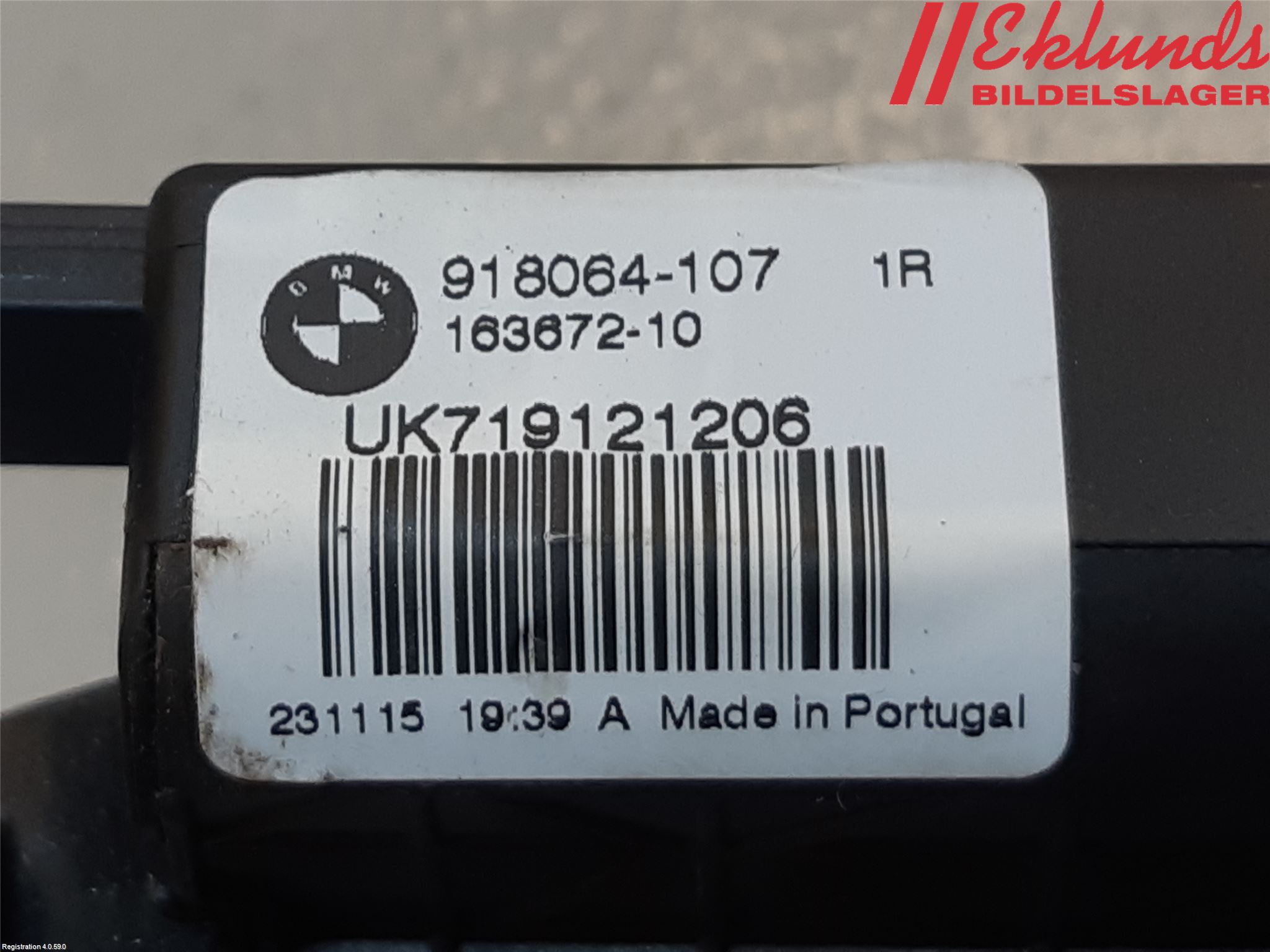 BMW 5 F10/F11/F18 09-17 Låskista Baklucka