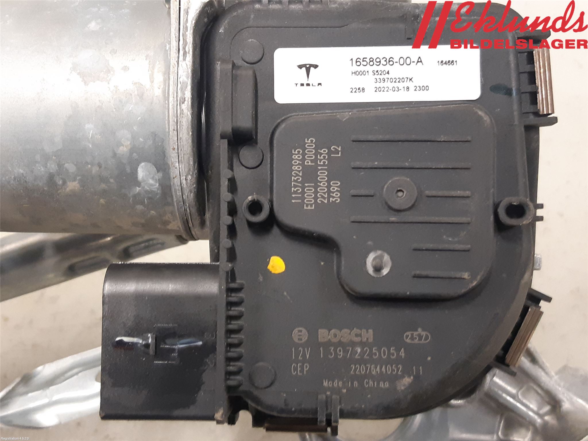 Tesla MODEL Y 21- Torkarmotor Vindruta