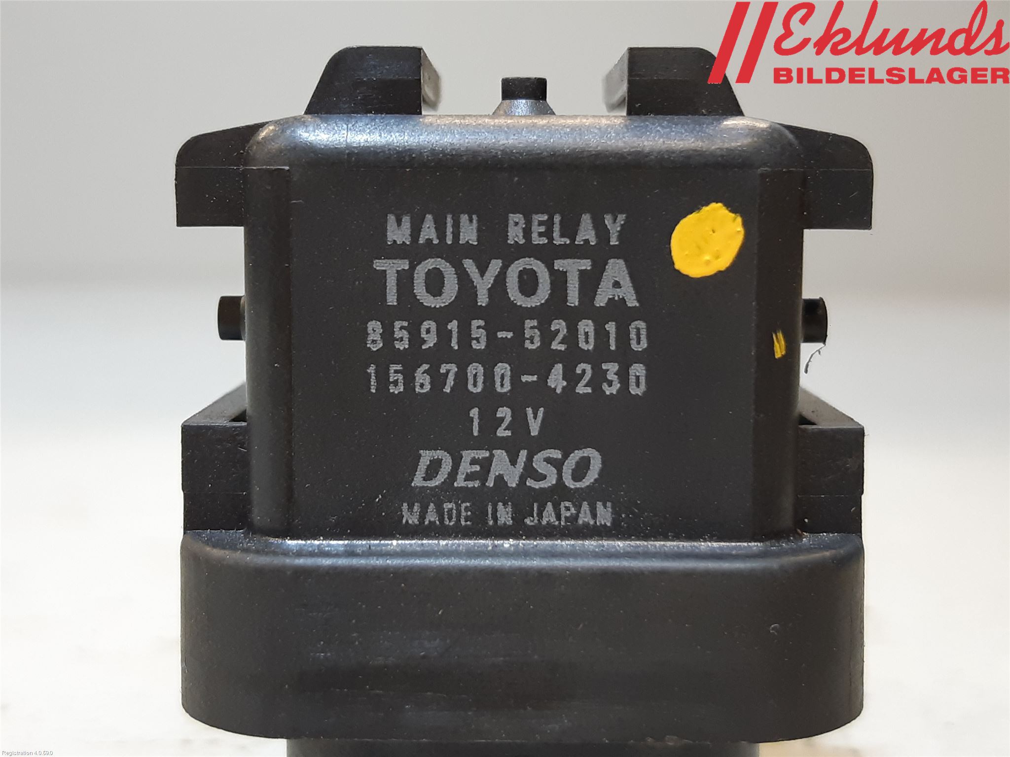 Toyota YARIS XP130 15-20 Relä Övrigt