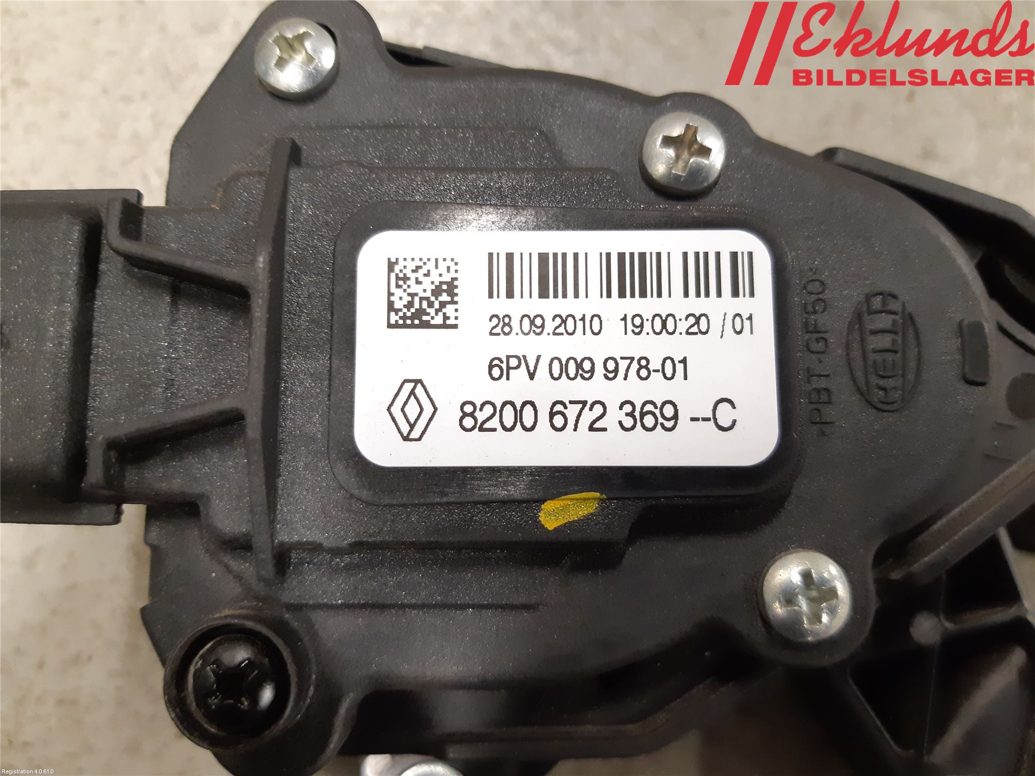 Opel MOVANO B 10-22 Gaspedal