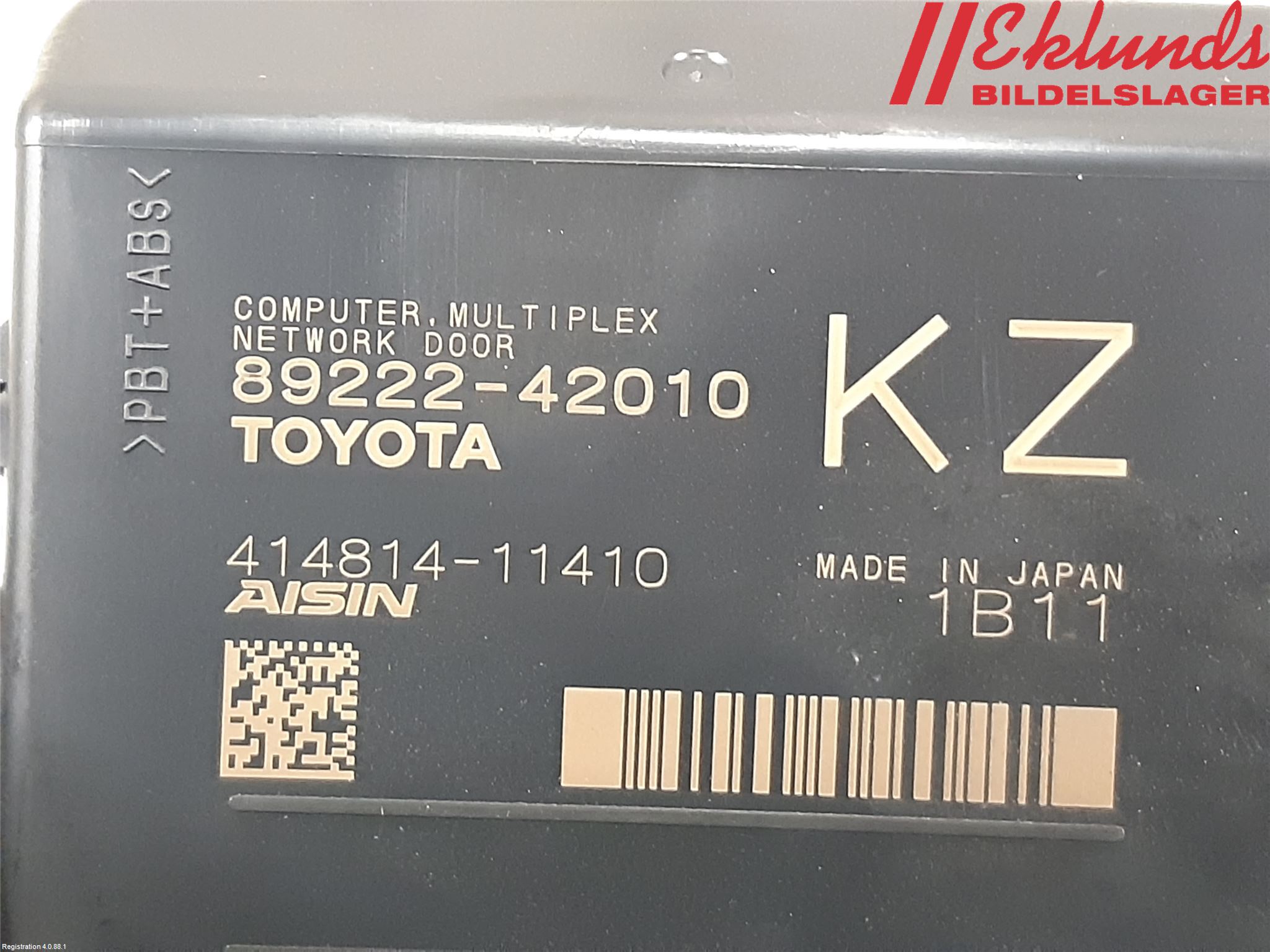 Toyota RAV4 19- Styrenhet Baklucka