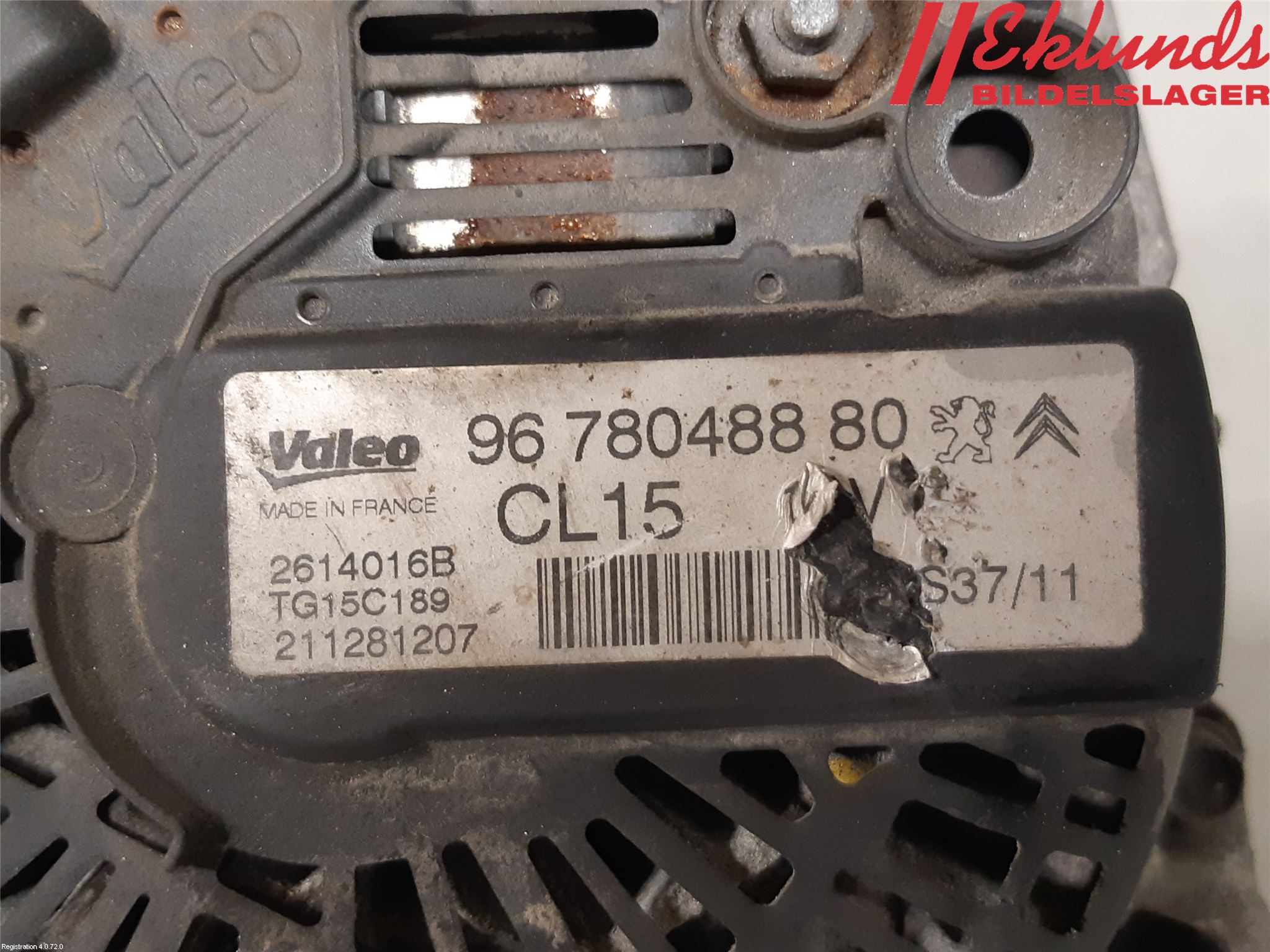 Citroen C5 08-17 Generator