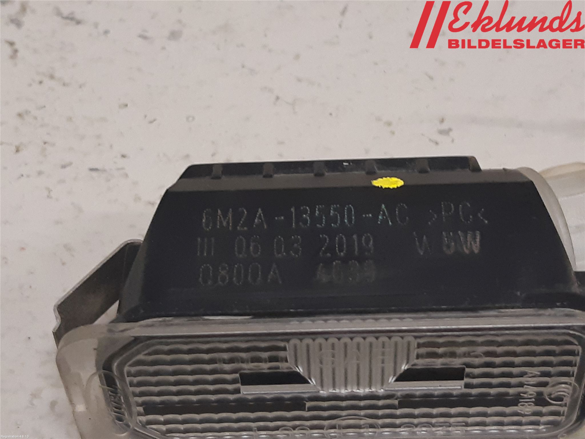 Ford TRANSIT/TOURNEO CUSTOM 13-24 Skylt Belysning