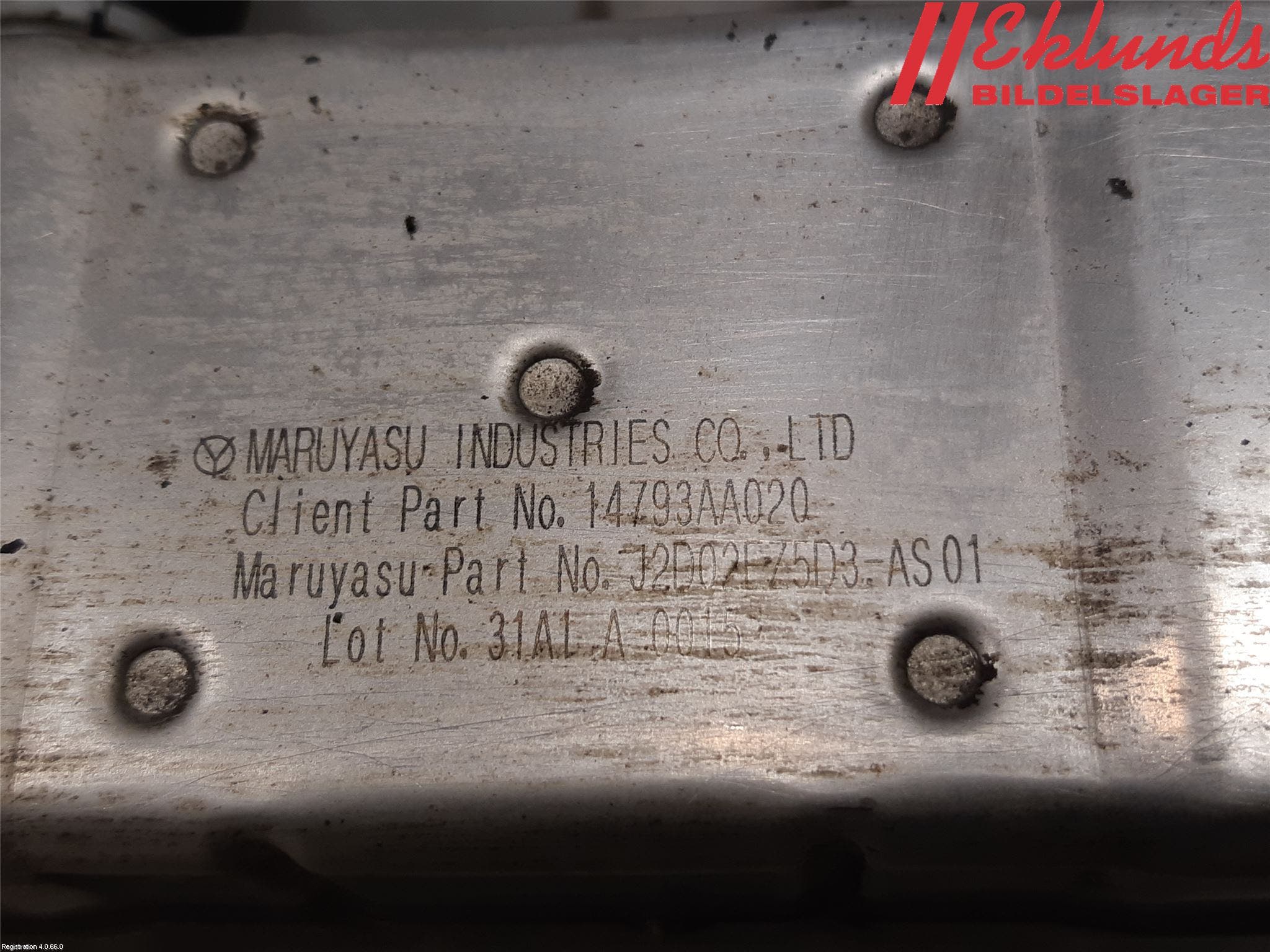 Subaru IMPREZA III 08-11 Avgaskylare