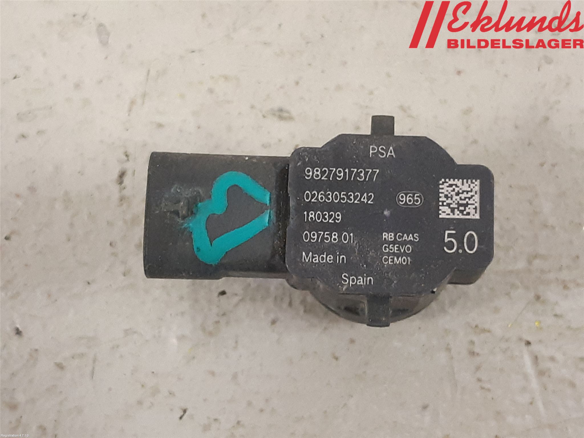 Peugeot 3008 17-24 Parkeringshjälp Backsensor