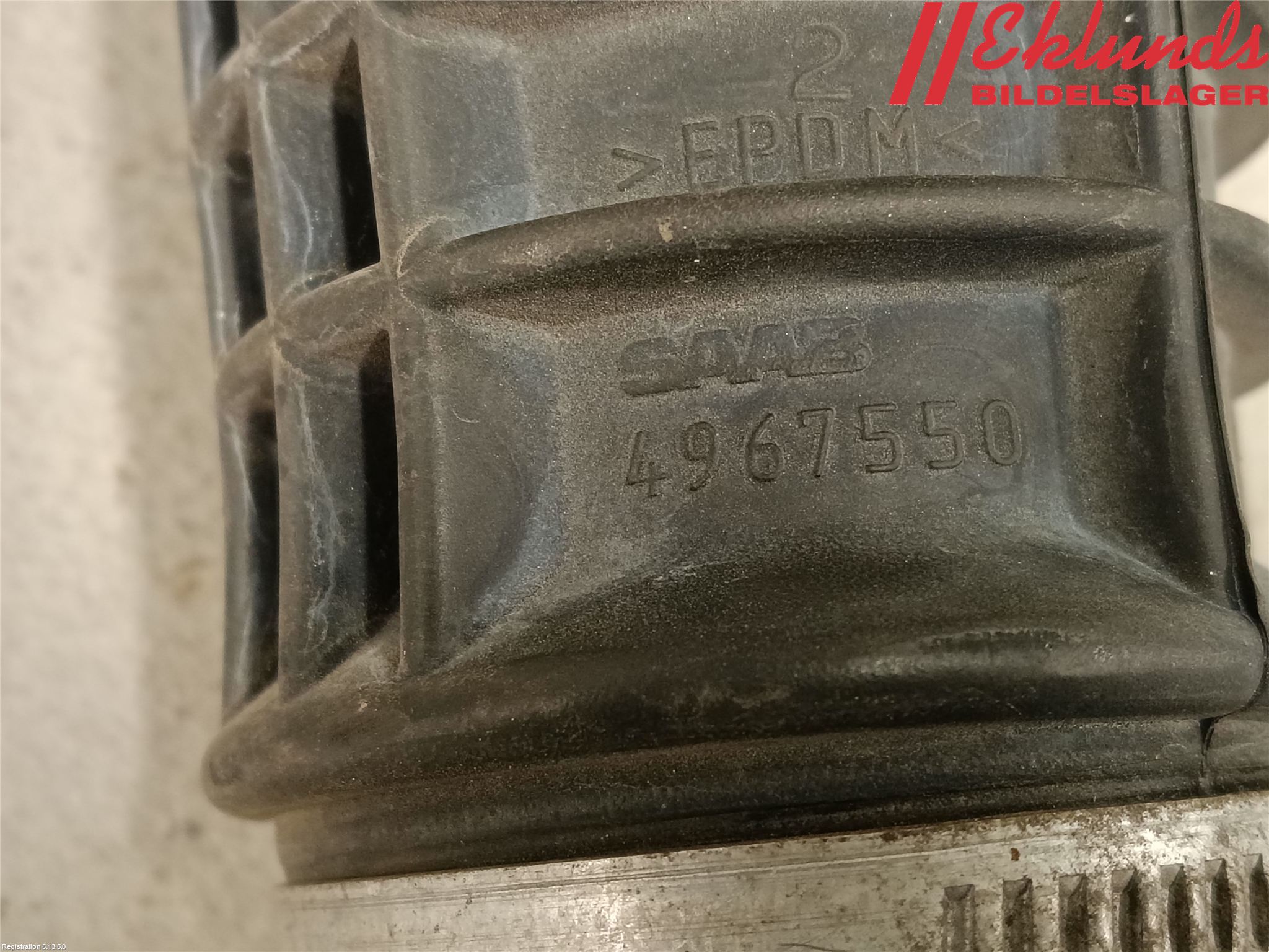 Saab 9-5     06-10 Injgummibälg-Slang