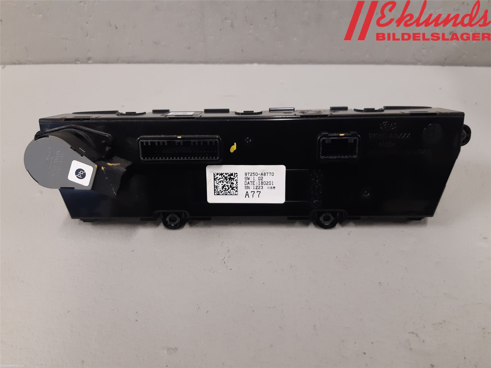 Kia OPTIMA 16-20 Ac Styrenhet Ac Manöveren