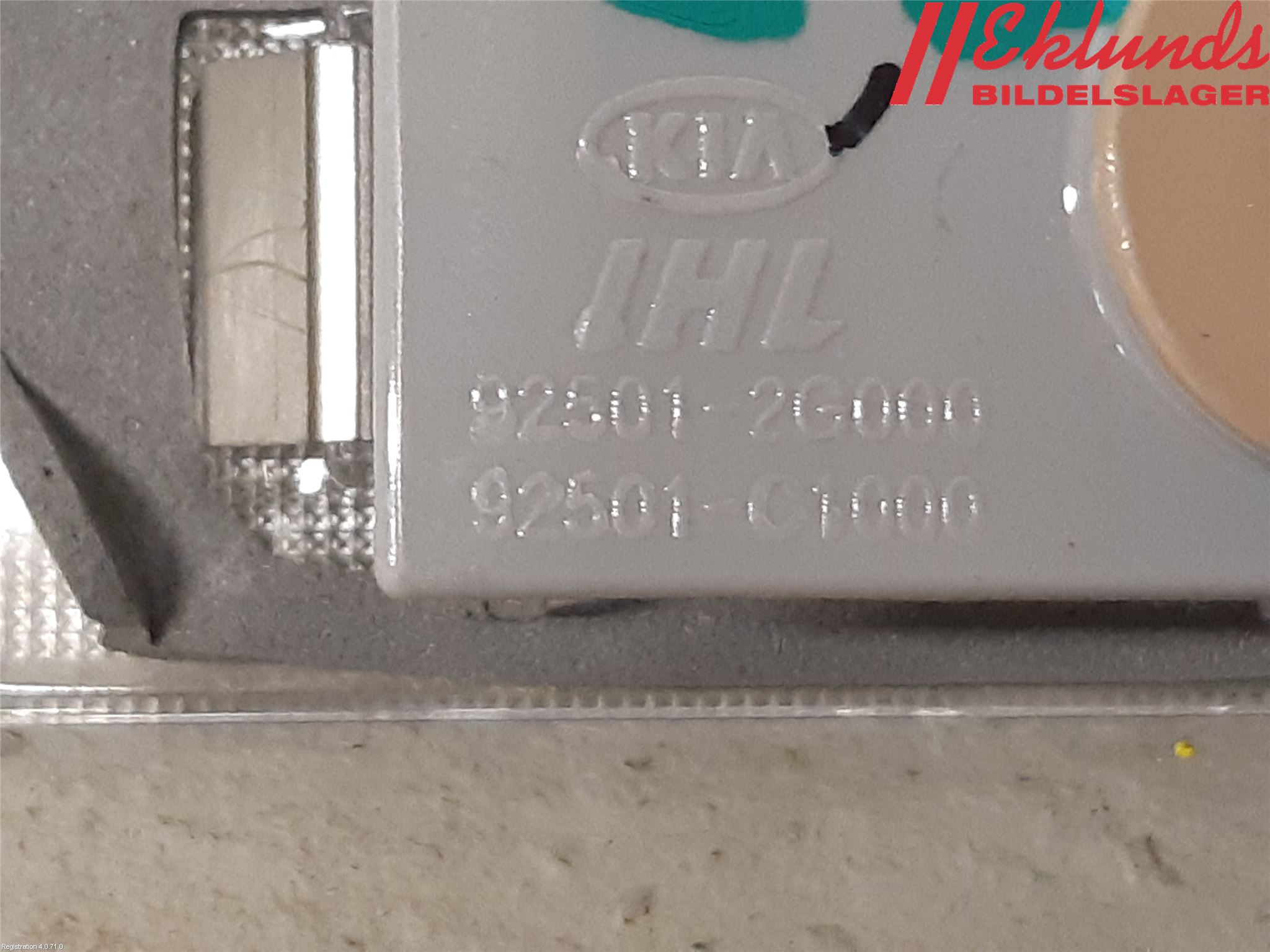 Hyundai TUCSON 05- Skylt Belysning