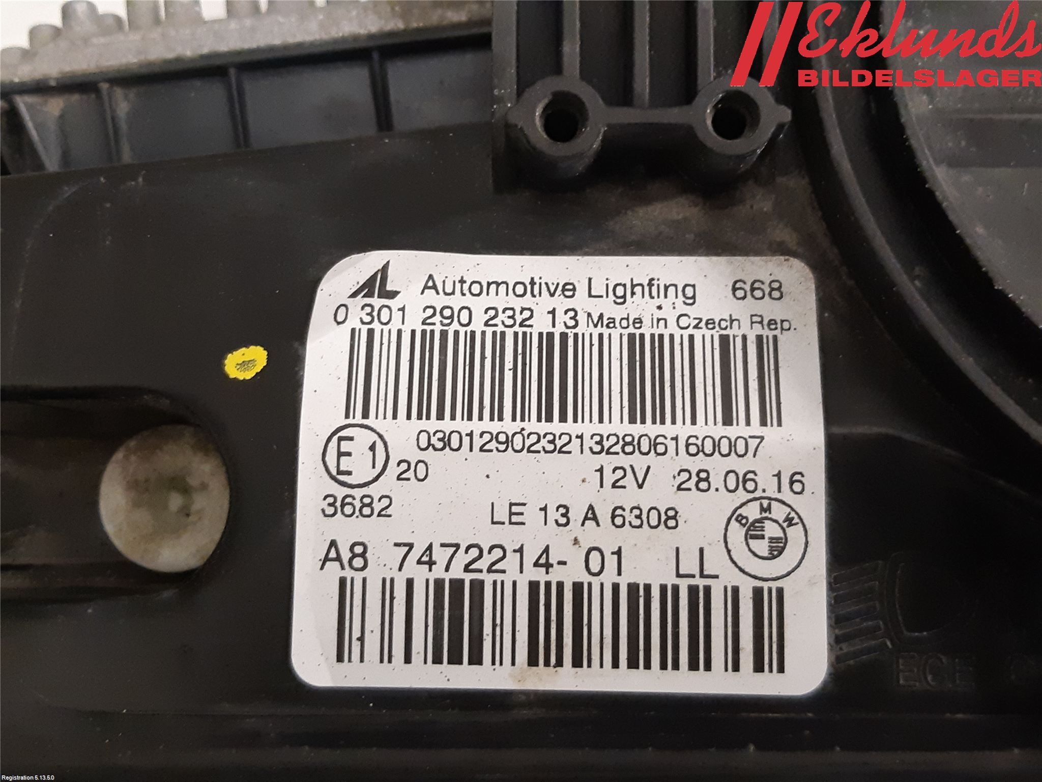 BMW 2 F45 Active Tourer 14-21 Strålkastare Höger