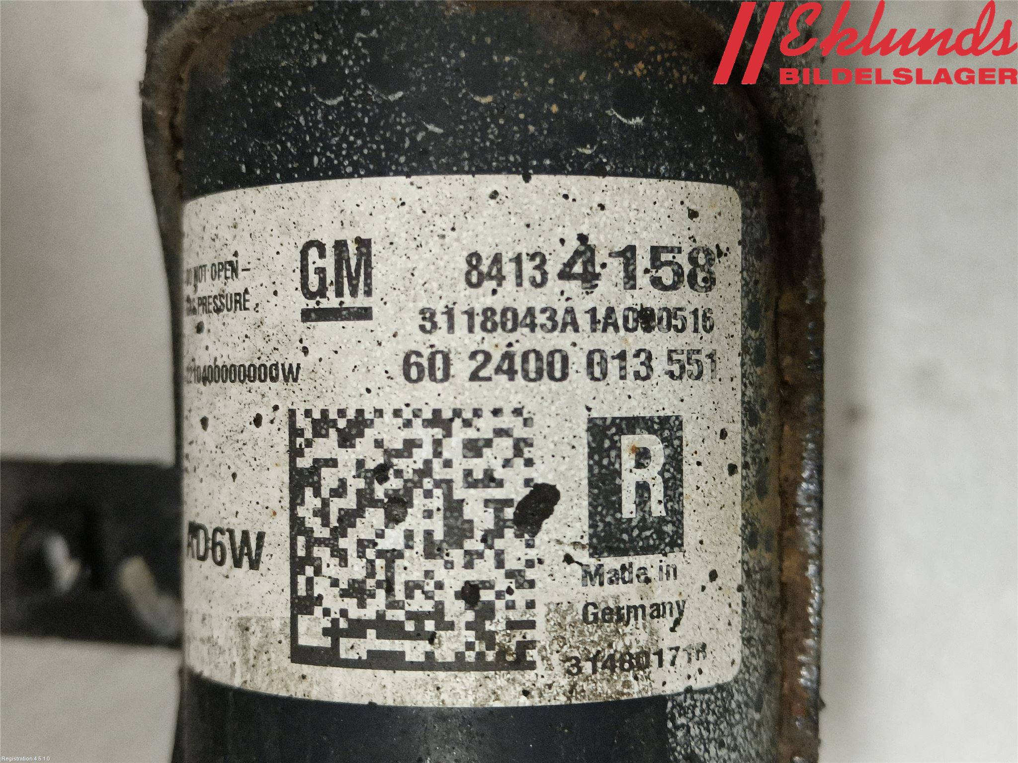 Opel INSIGNIA 17- Fjäderben Fram Höger