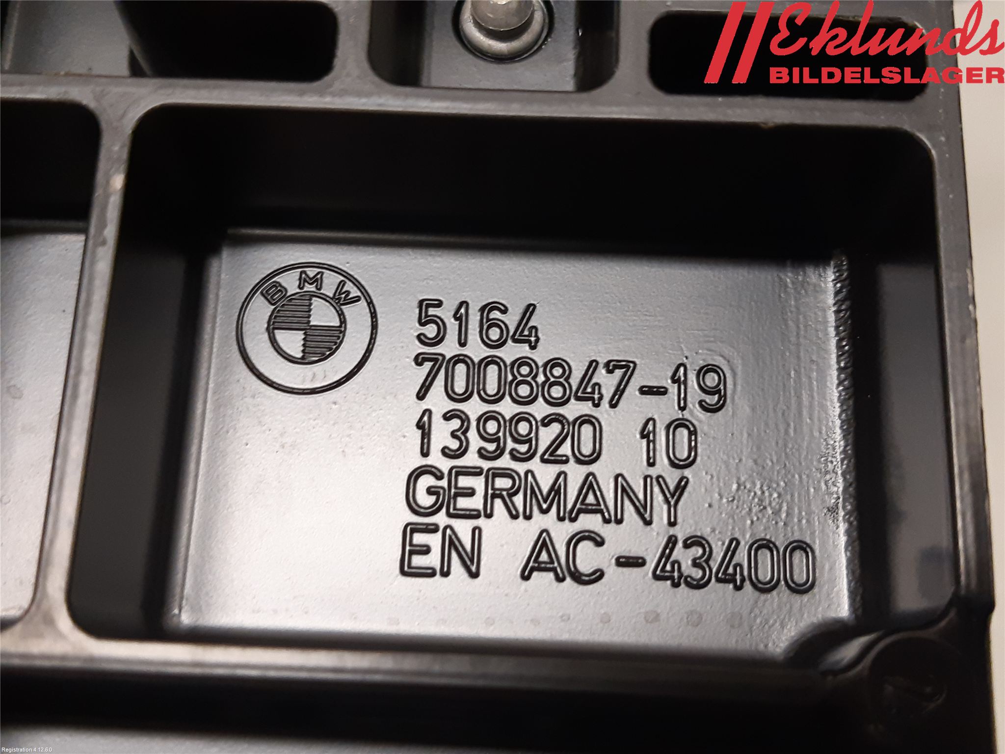 BMW 6 E63/64    02-10 Frontplåt