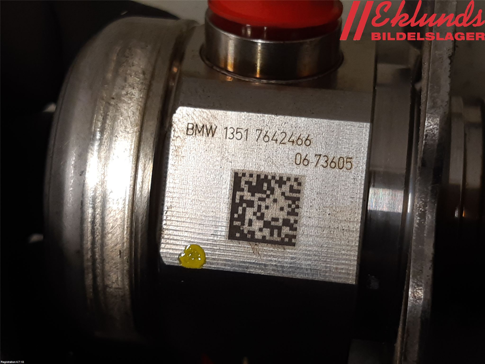 BMW 3 F30/F31/F80 12-19 Bränsle Insppump Bensin