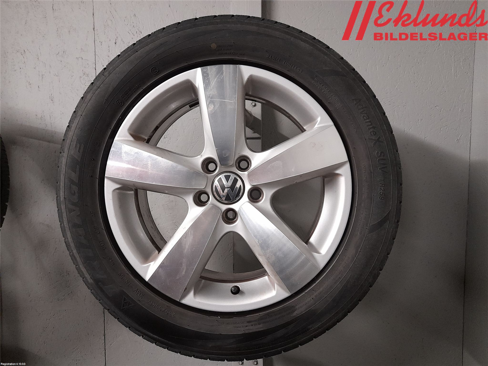 Volkswagen VW TIGUAN 07-16 Sommardäck Alumfälg 4St