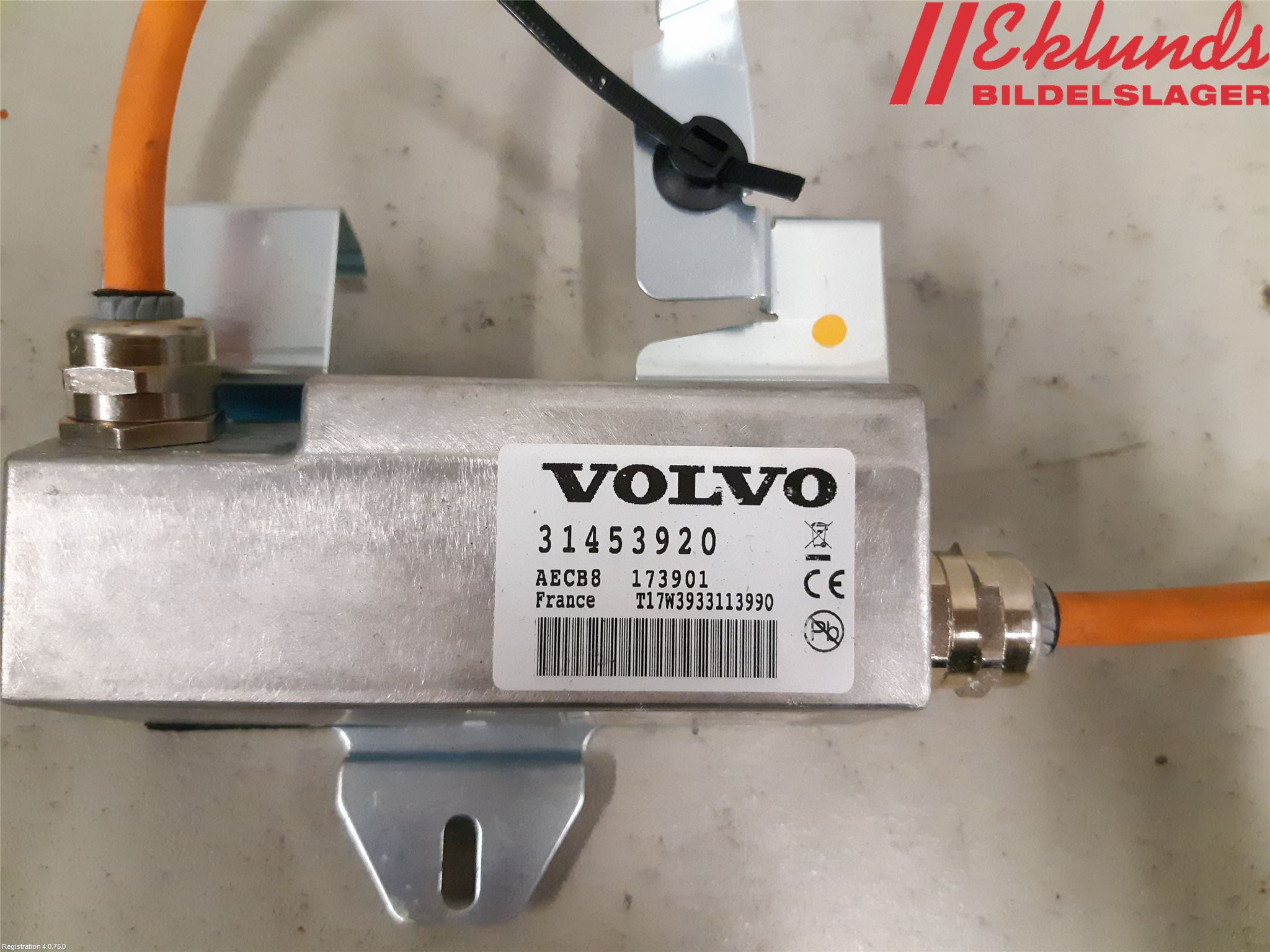 Volvo V60 14-18 Batteriladdare Högspänning