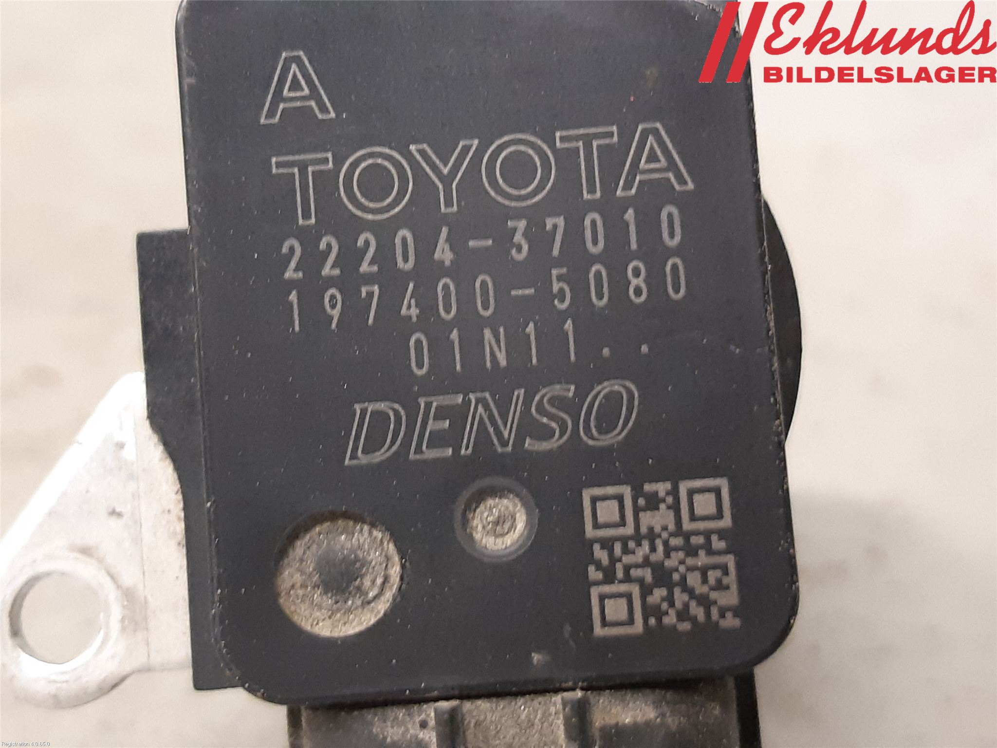 Toyota VERSO-S 11-16 Injluftmassamätare