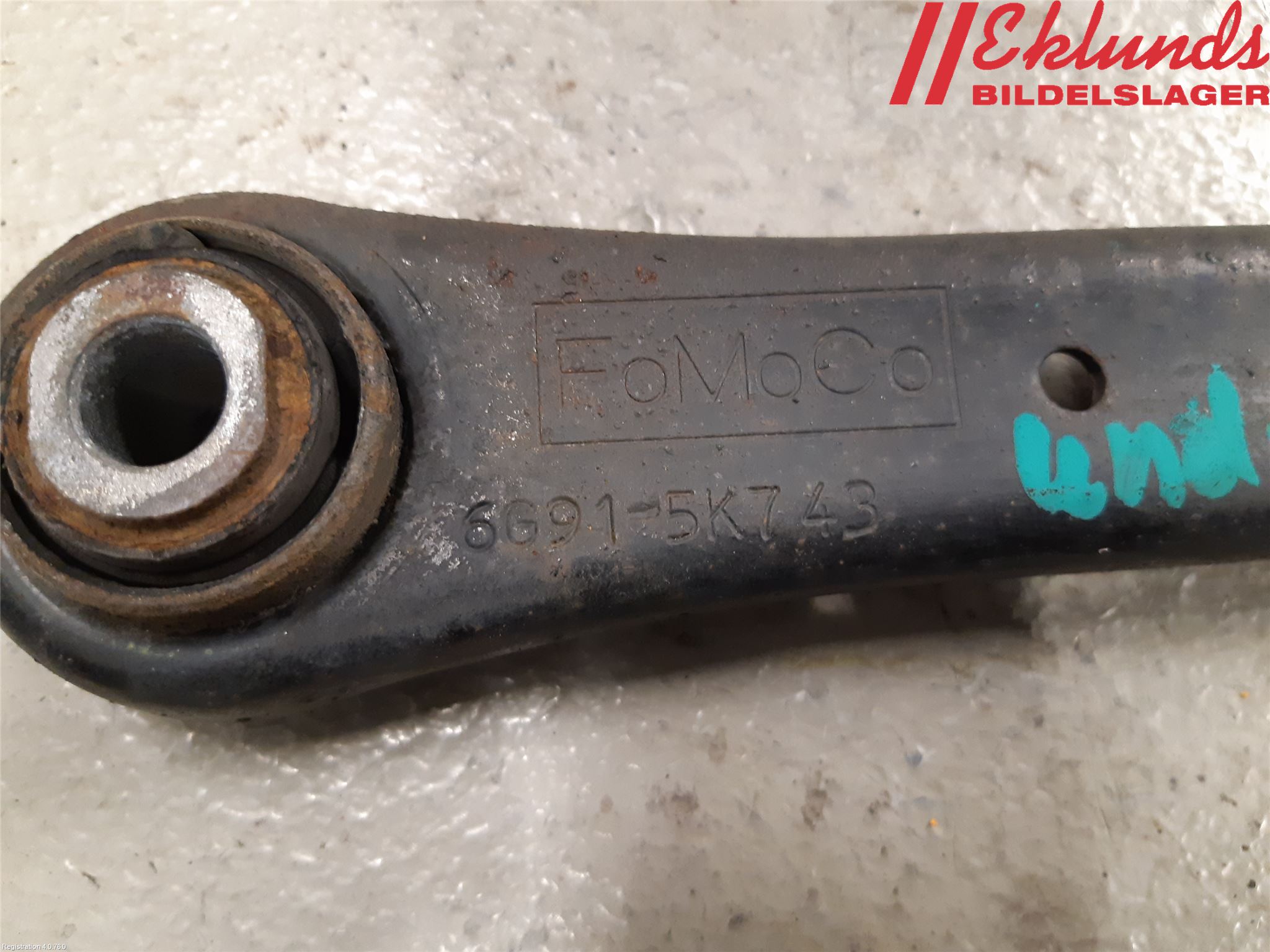 Volvo V60 11-13 Bärarm Bak Vänster