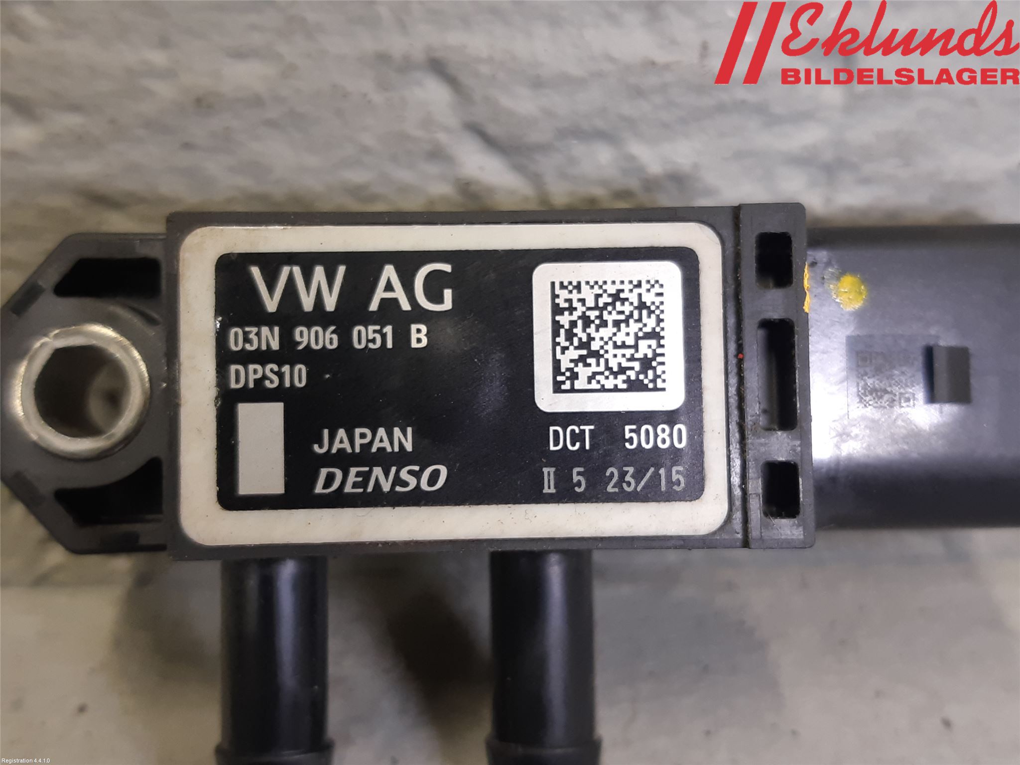 Volkswagen VW GOLF / E-GOLF VII 13-20 Givare Temp-Tryck Avgas