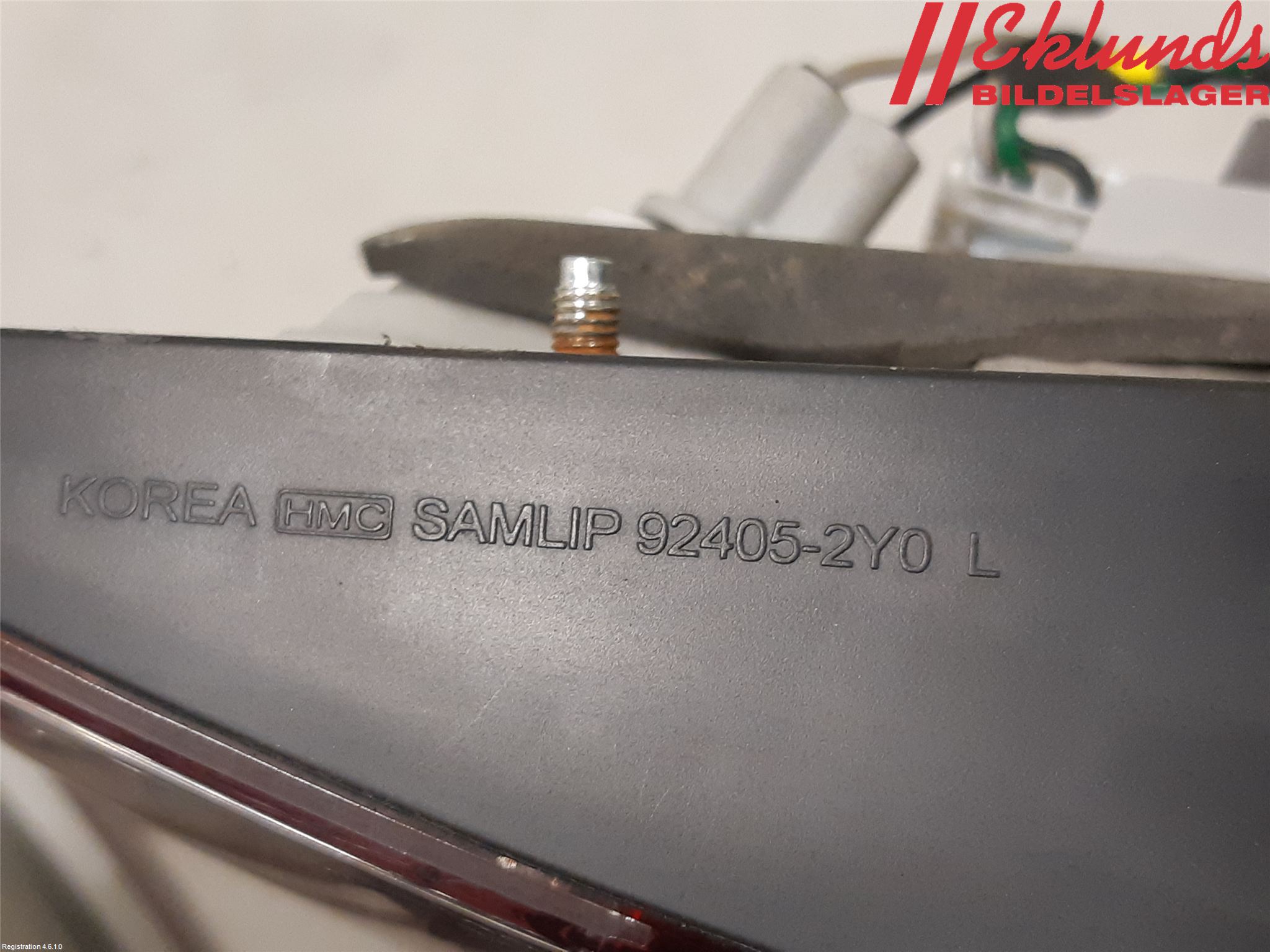 Hyundai ix35 Bakljus Lucka Vä