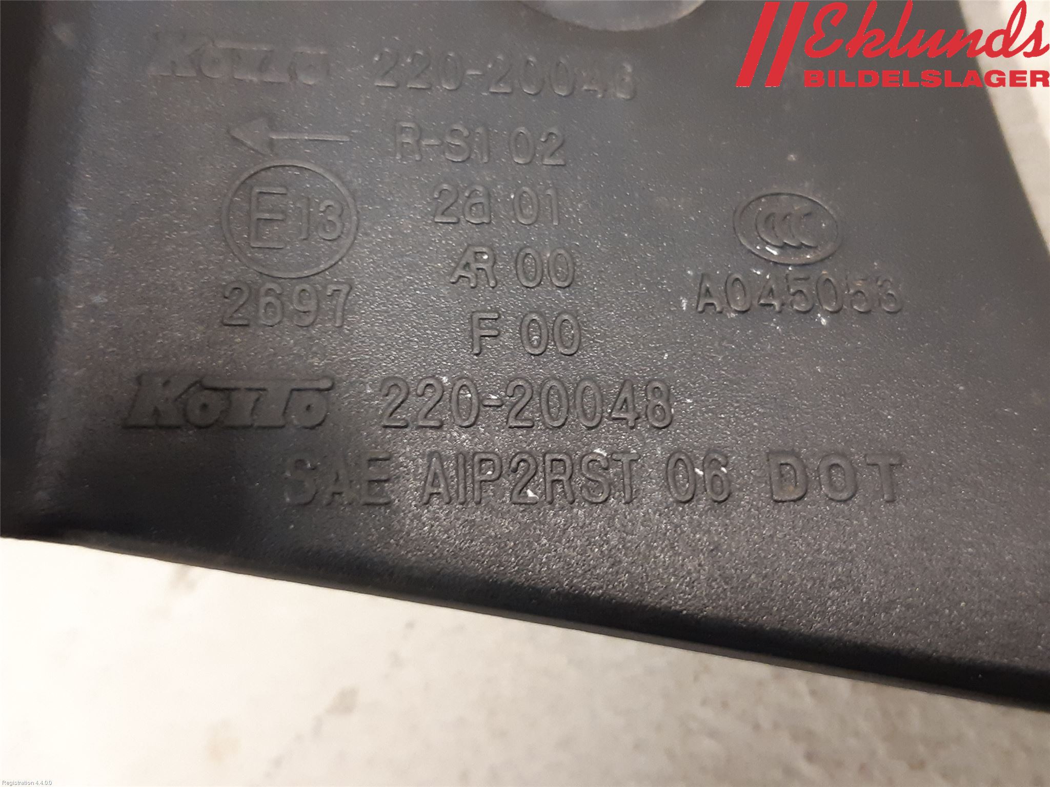 Subaru FORESTER SH  08-13 Bakljus Vänster