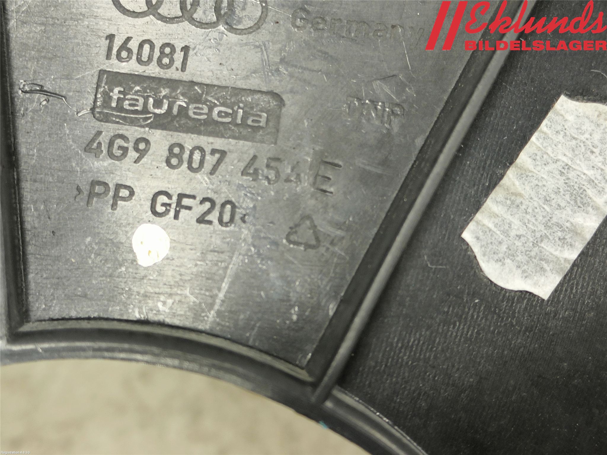 Audi A6/S6 4G 11-18 Stötfångarfäste Bak Hö