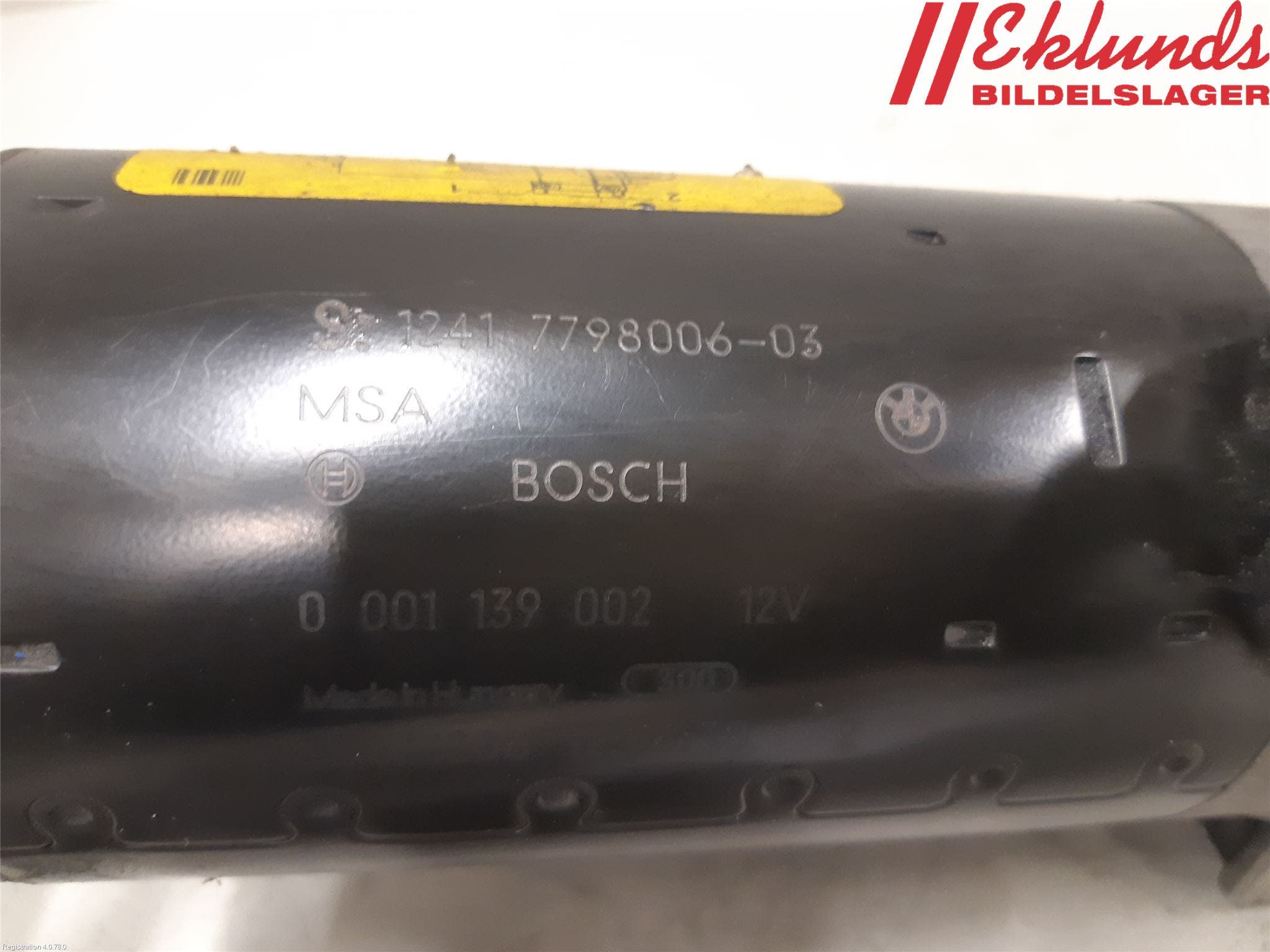 BMW 1 E87/81 5D/3D 03-11 Startmotor Diesel