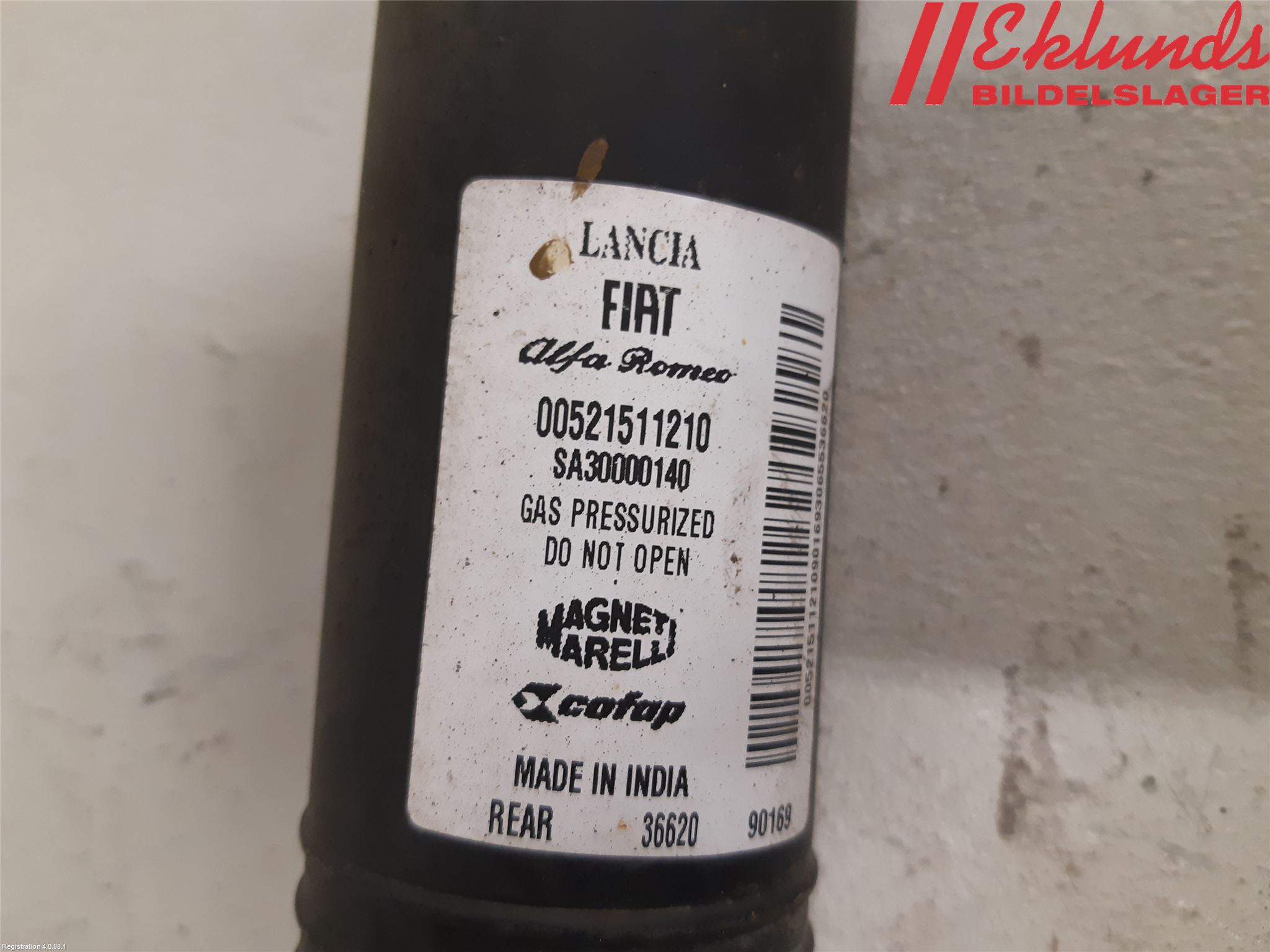 Fiat 500e 20- Stötdämpare Bak