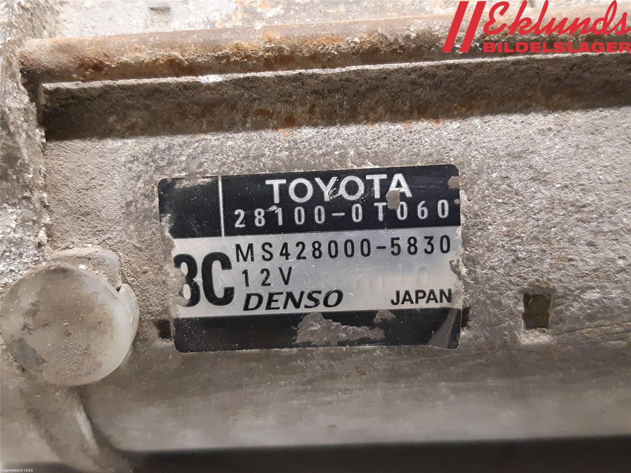 Toyota AVENSIS 09-15 Startmotor