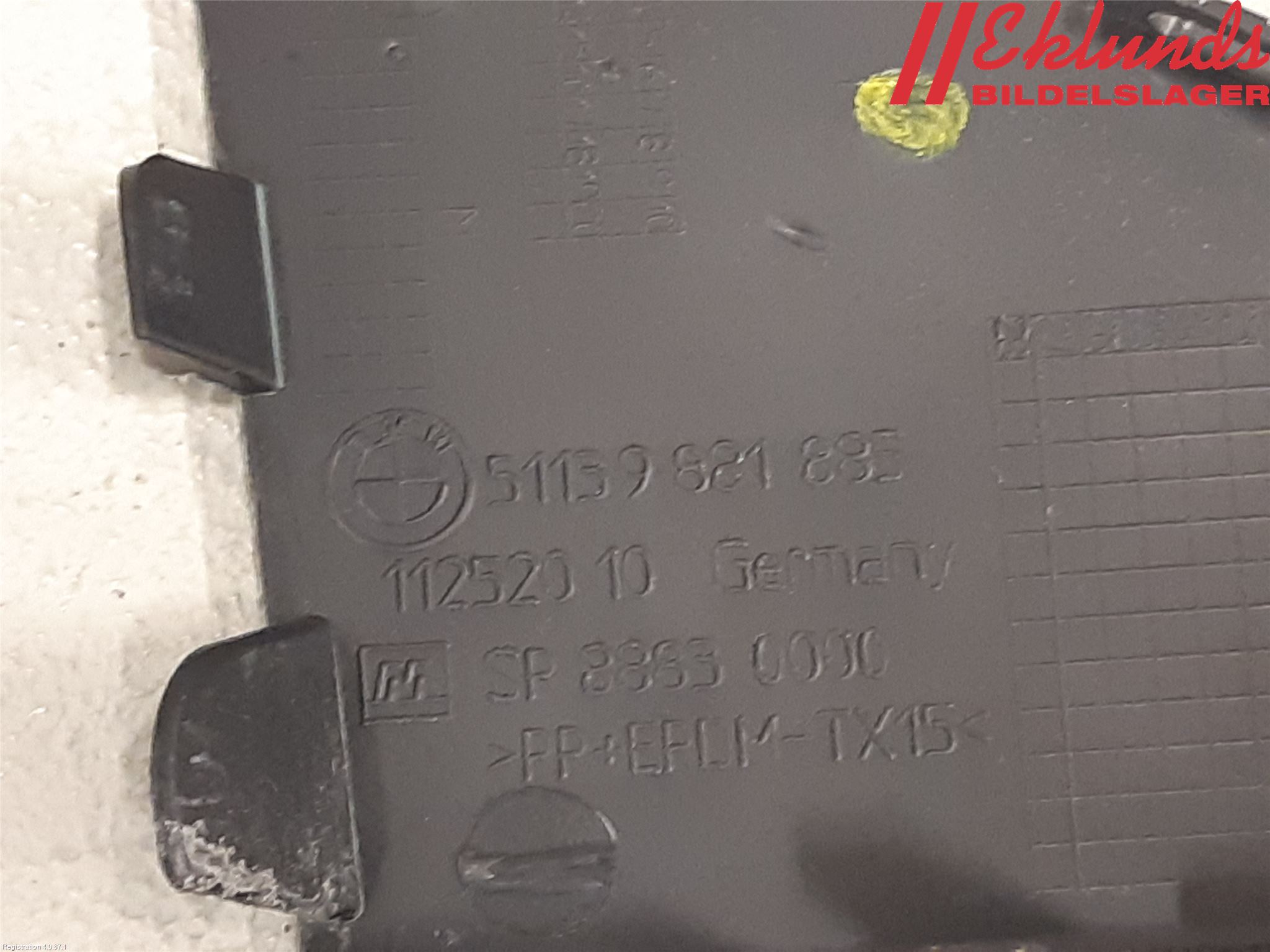 BMW iX I20 22- List Bak-Baklucka