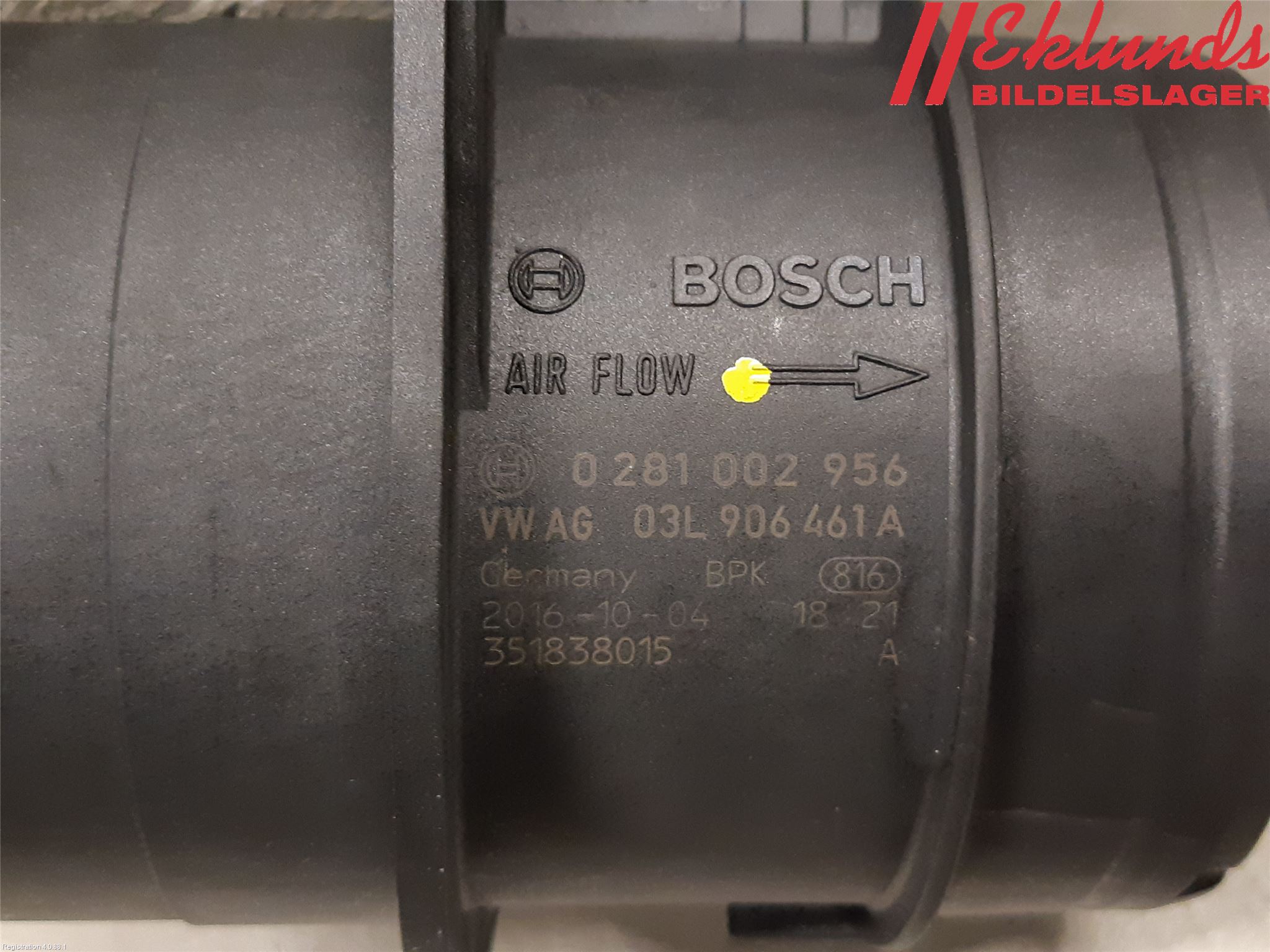 Audi A4/S4 B9 16-19 Injluftmassamätare