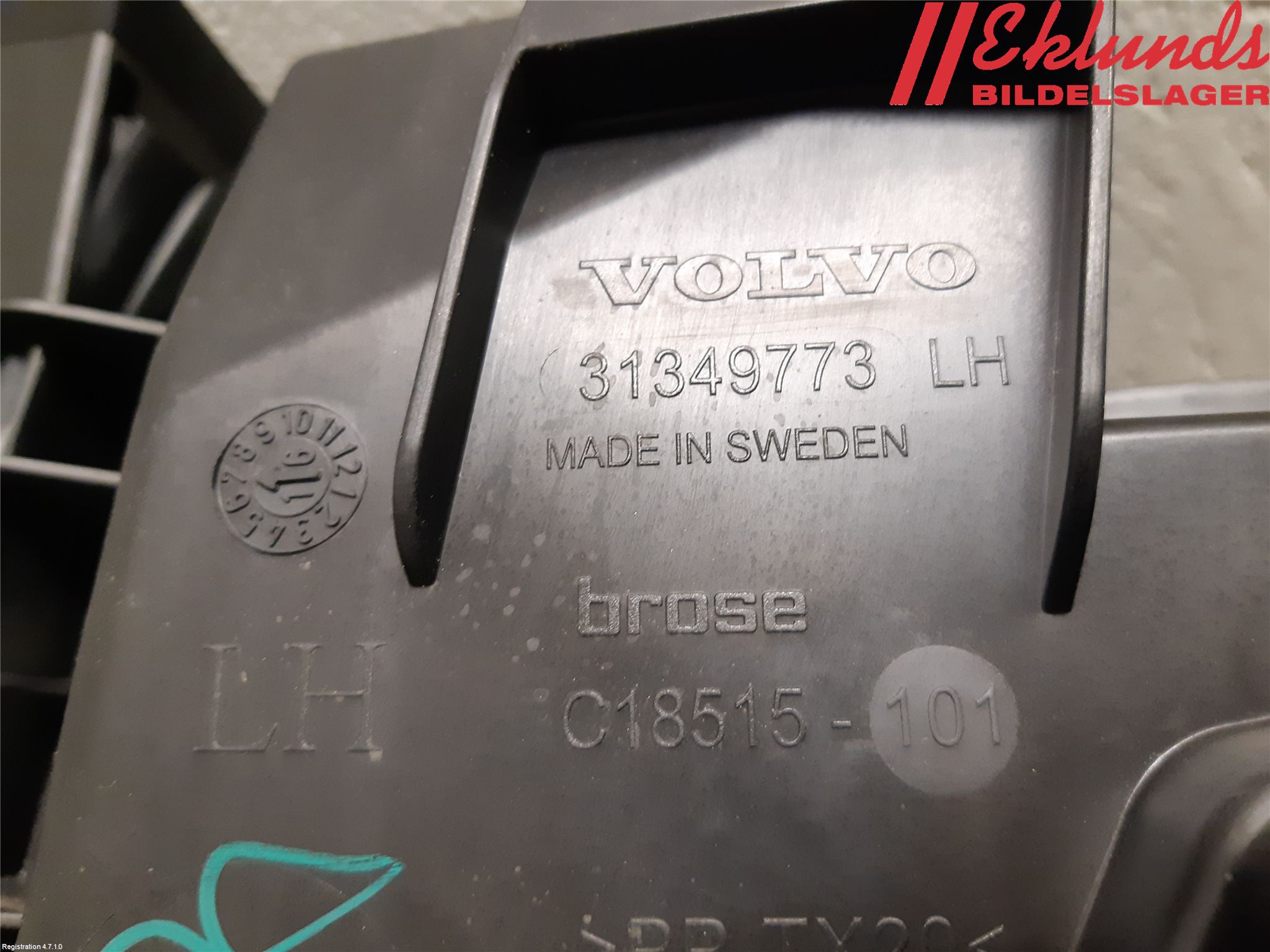 Volvo XC90/RECHARGE 16- Fönsterhissmekanism