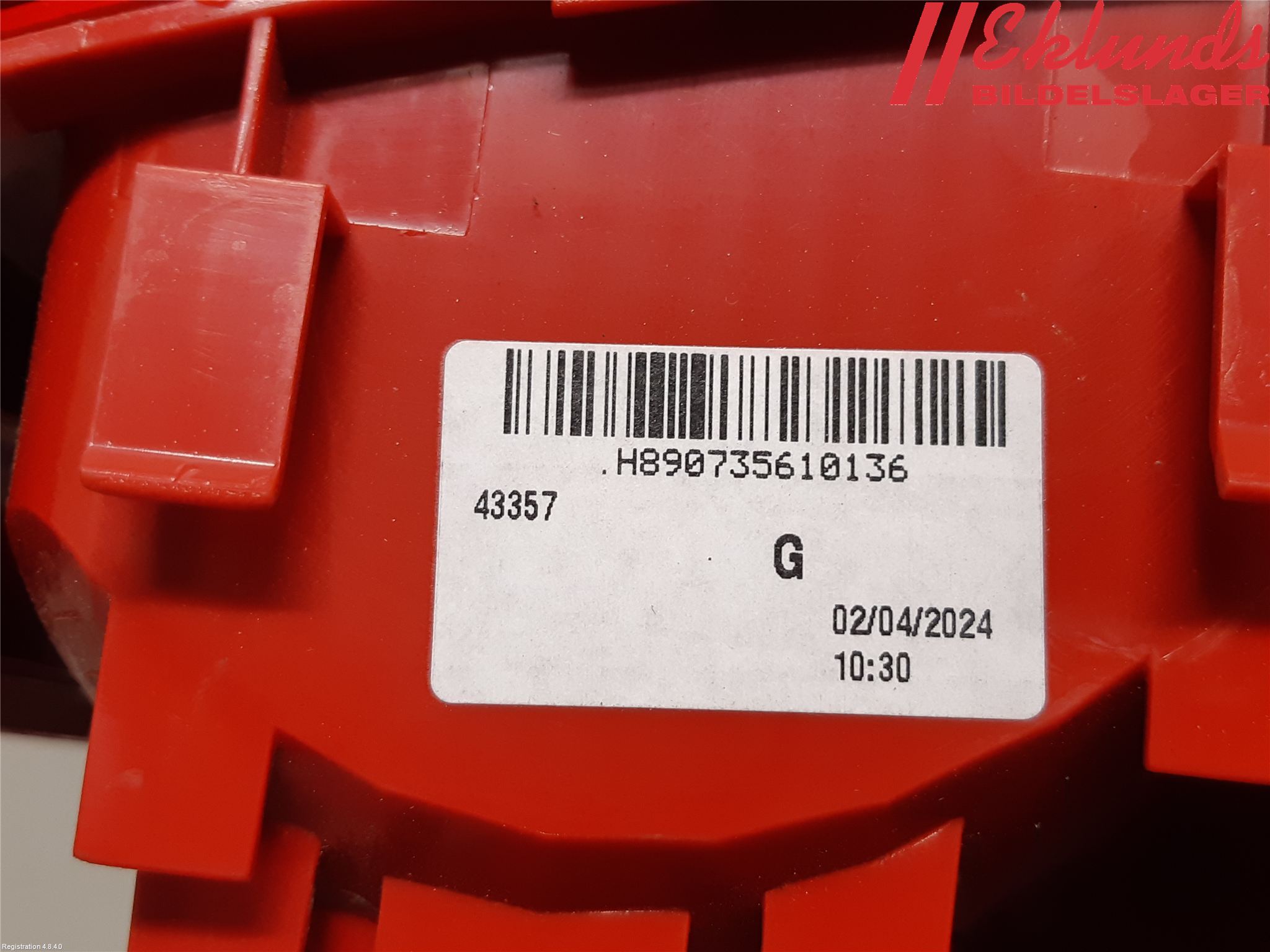 Citroen JUMPY 07-16 Bakljus Vänster