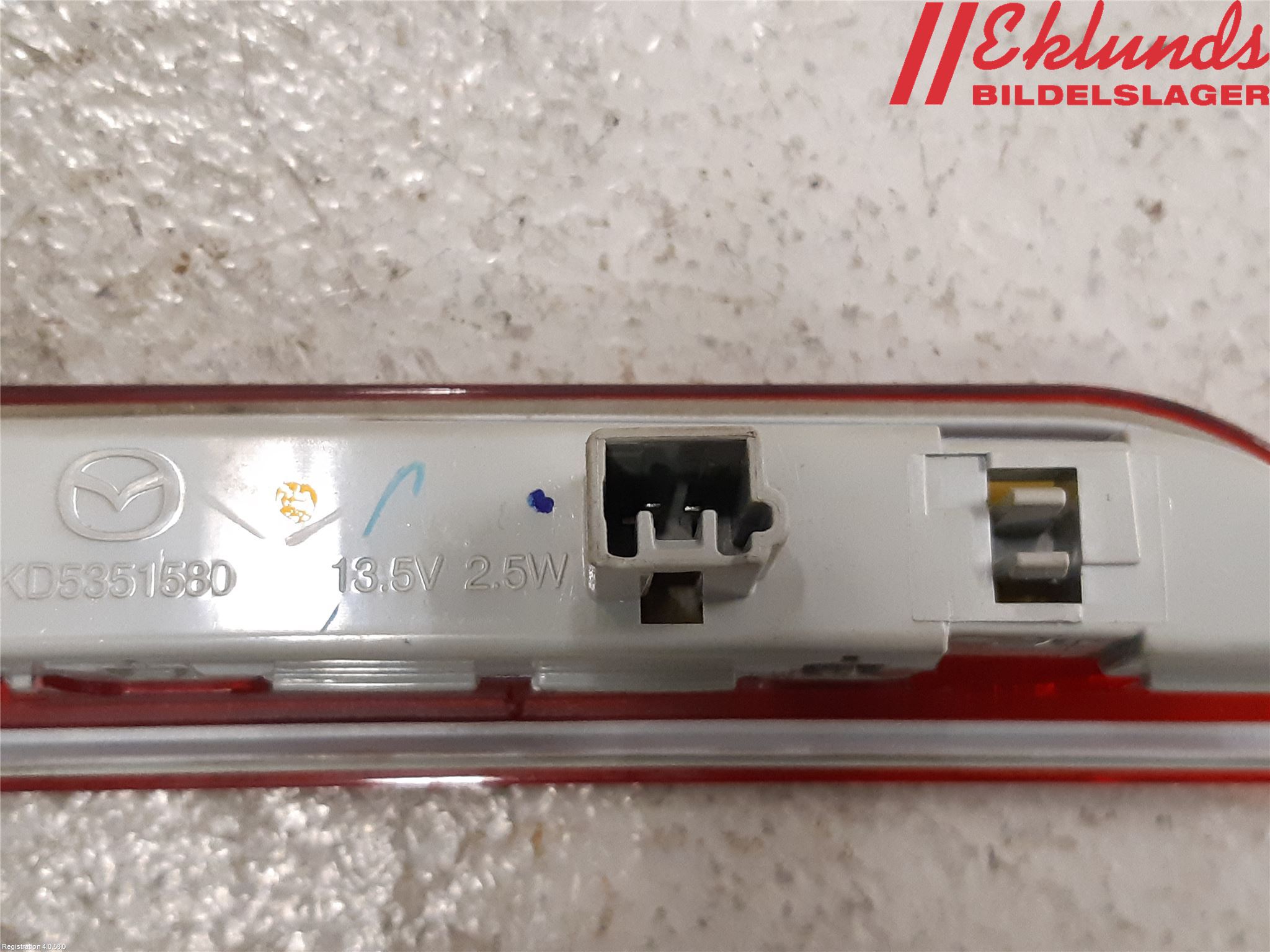 Mazda CX-5 12-17 Bromsljus Bakruta