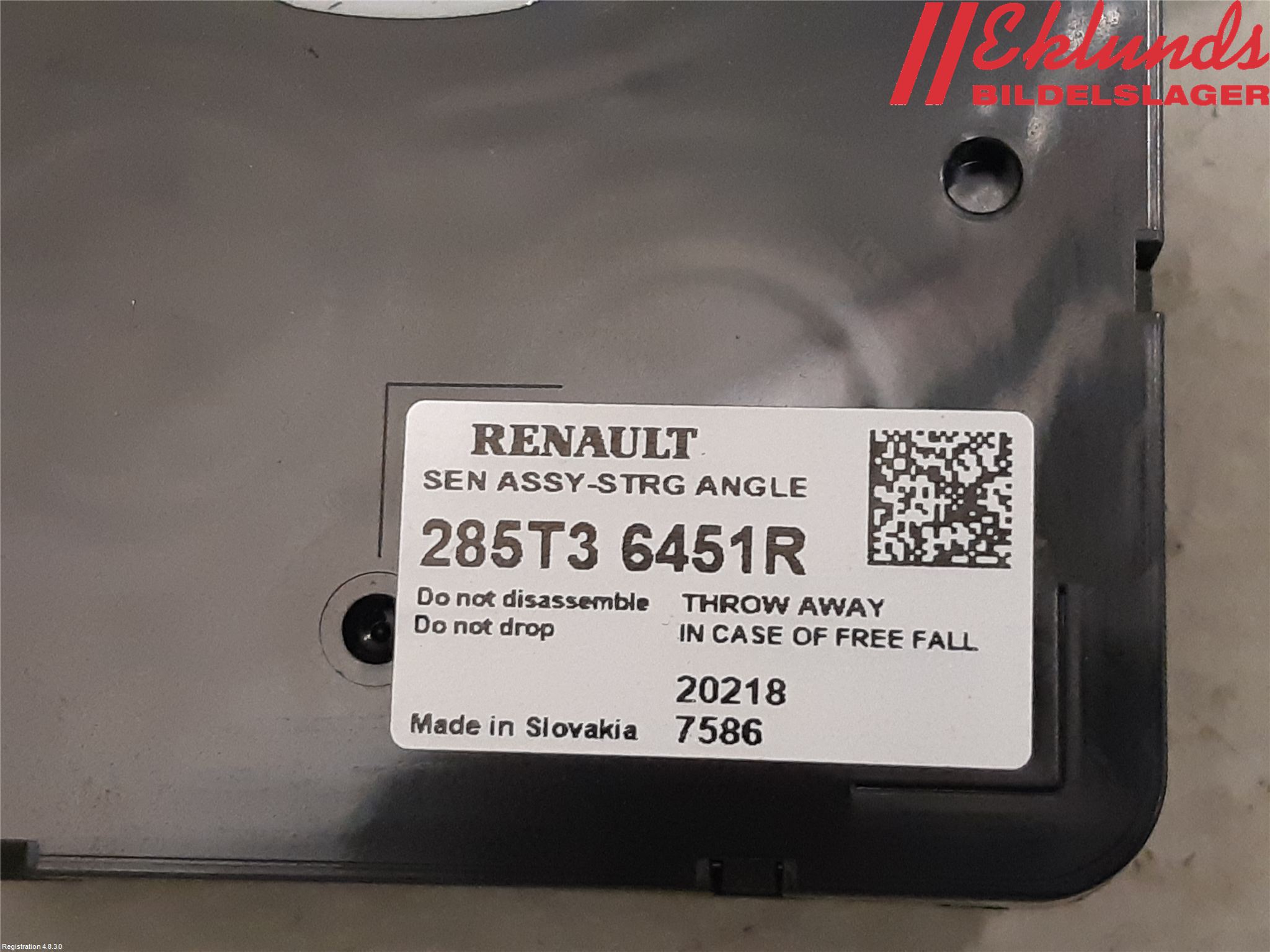 Renault CLIO/E-TECH V 20- Givare Rattutslag