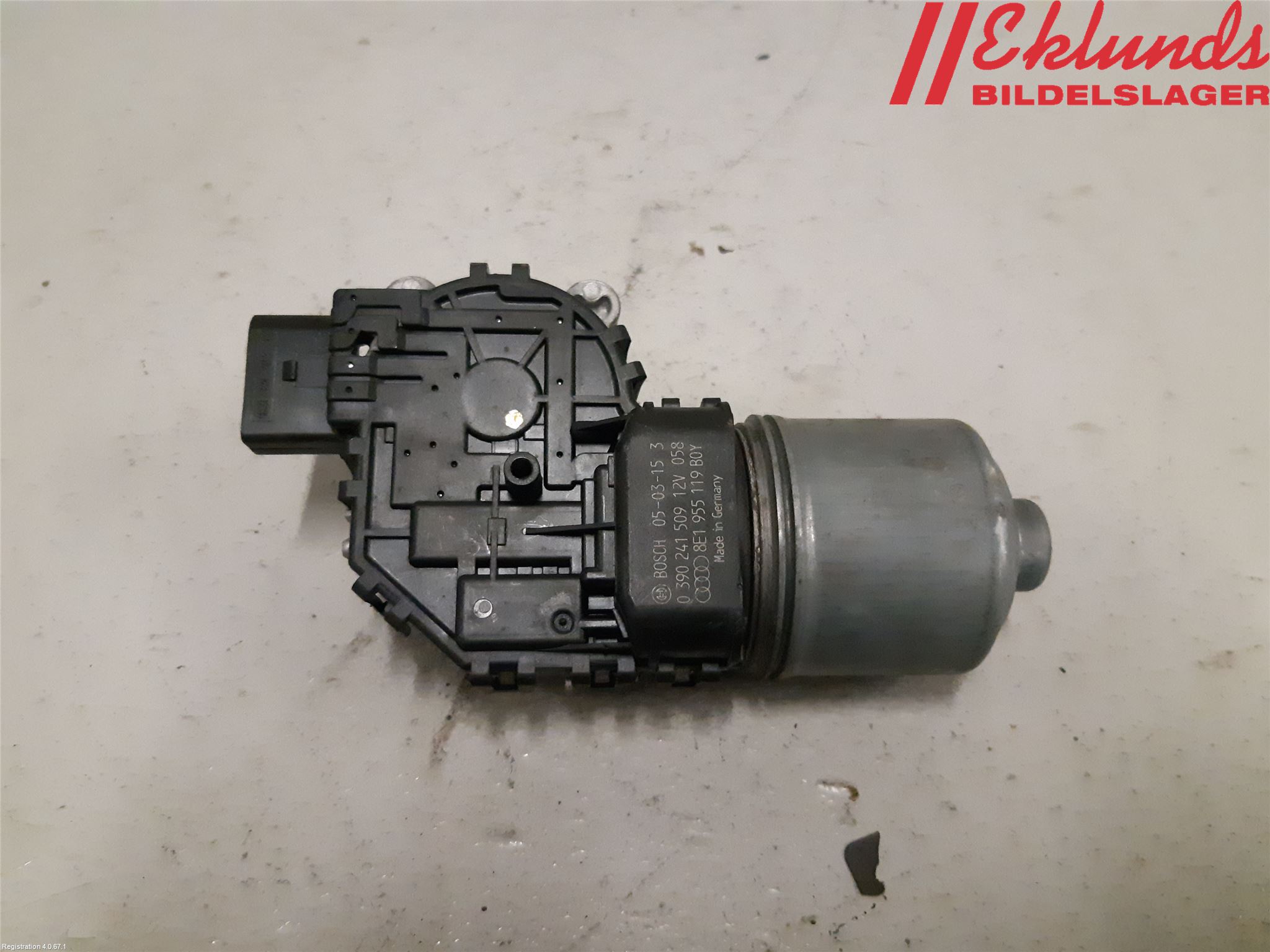 Audi A4/S4 01-05 Torkarmotor Vindruta