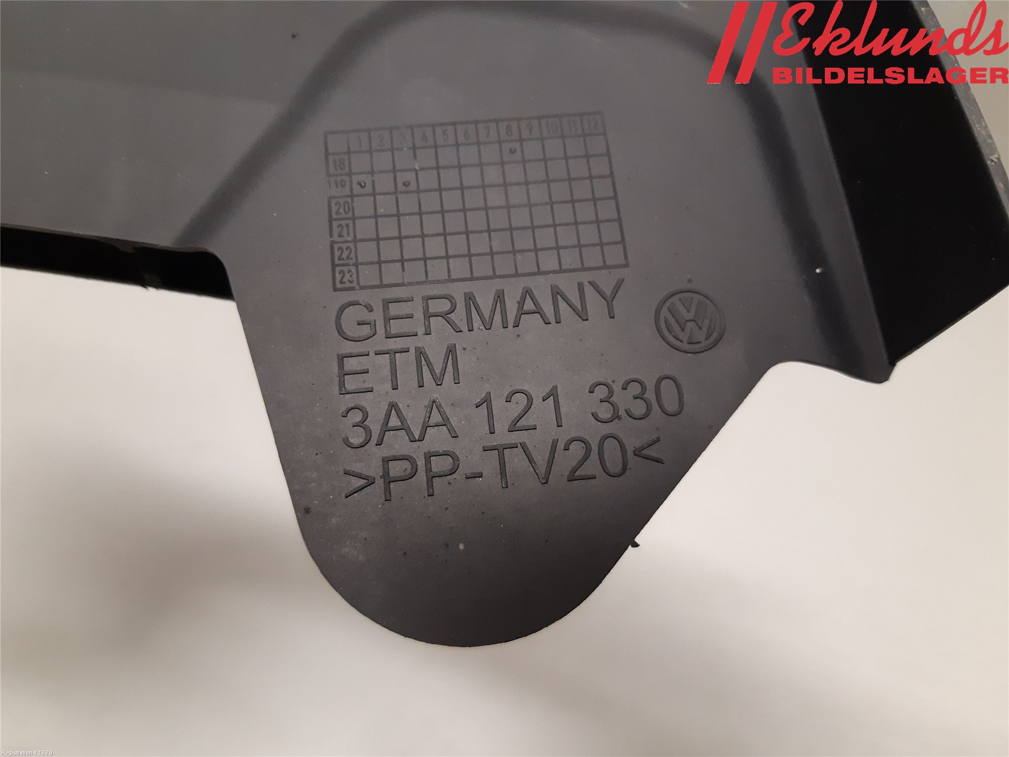 Volkswagen VW PASSAT 11-14 Deflektor Plåt-Plast Kylning