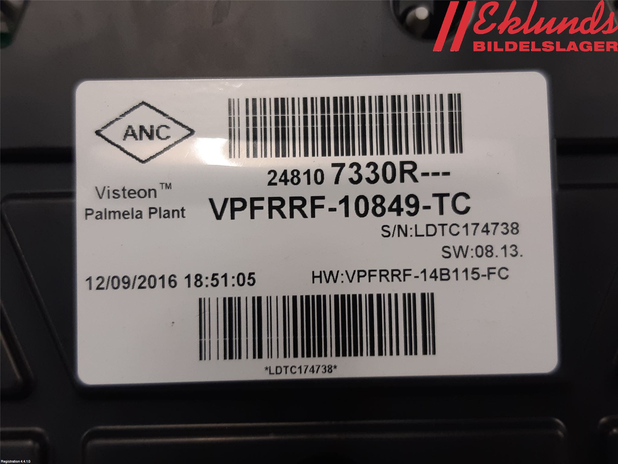 Opel VIVARO 15-19 Instrument Komb