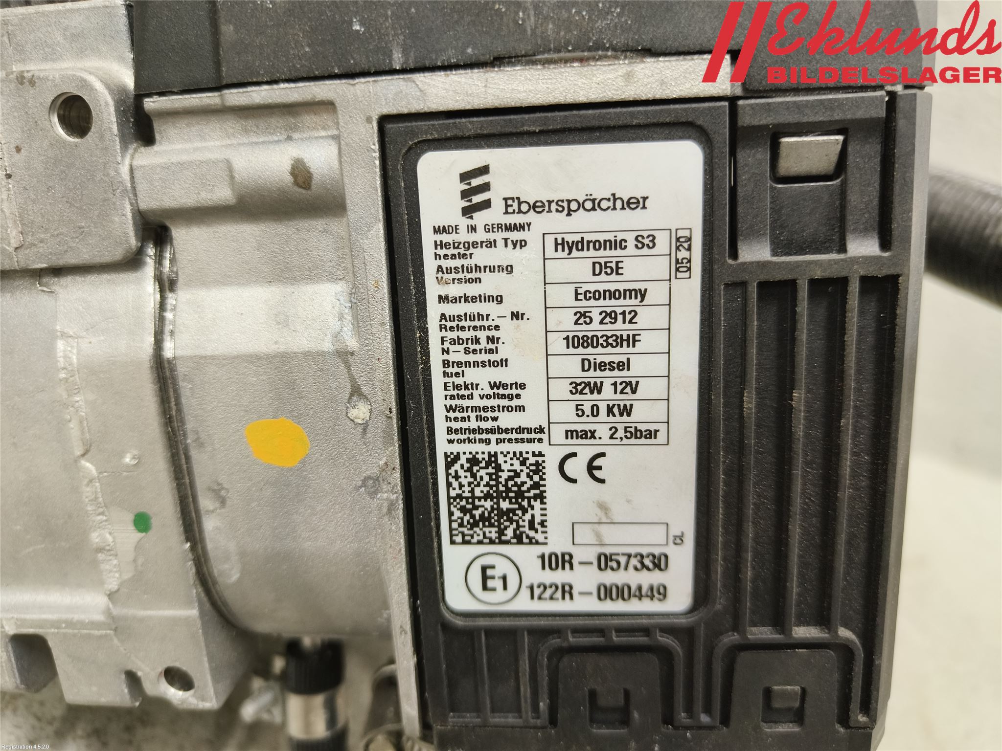 Ford RANGER EU 12-23 Dieselvärmare