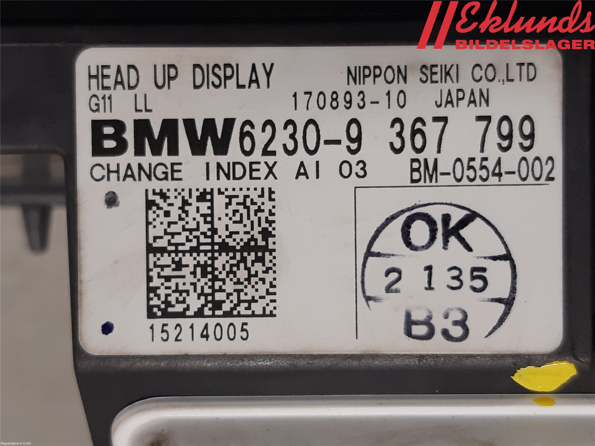 BMW 7 G11/G12 15-22 Instrument Komb