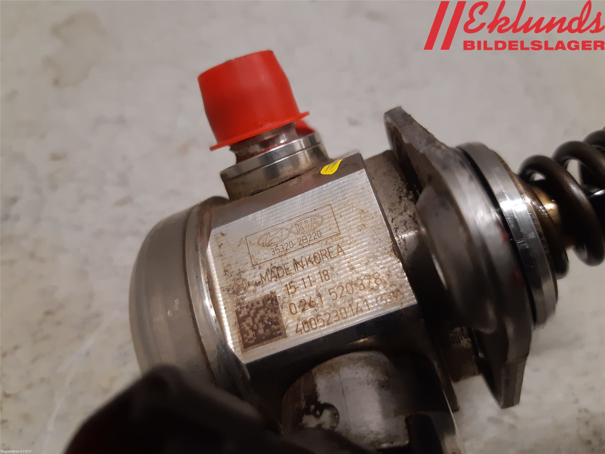 Kia SPORTAGE (QL) 16-21 Bränslepump Mek