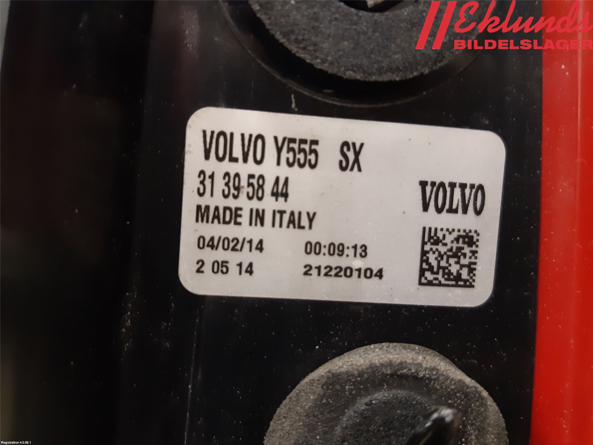 Volvo V40 12-19 Bakljus Vänster