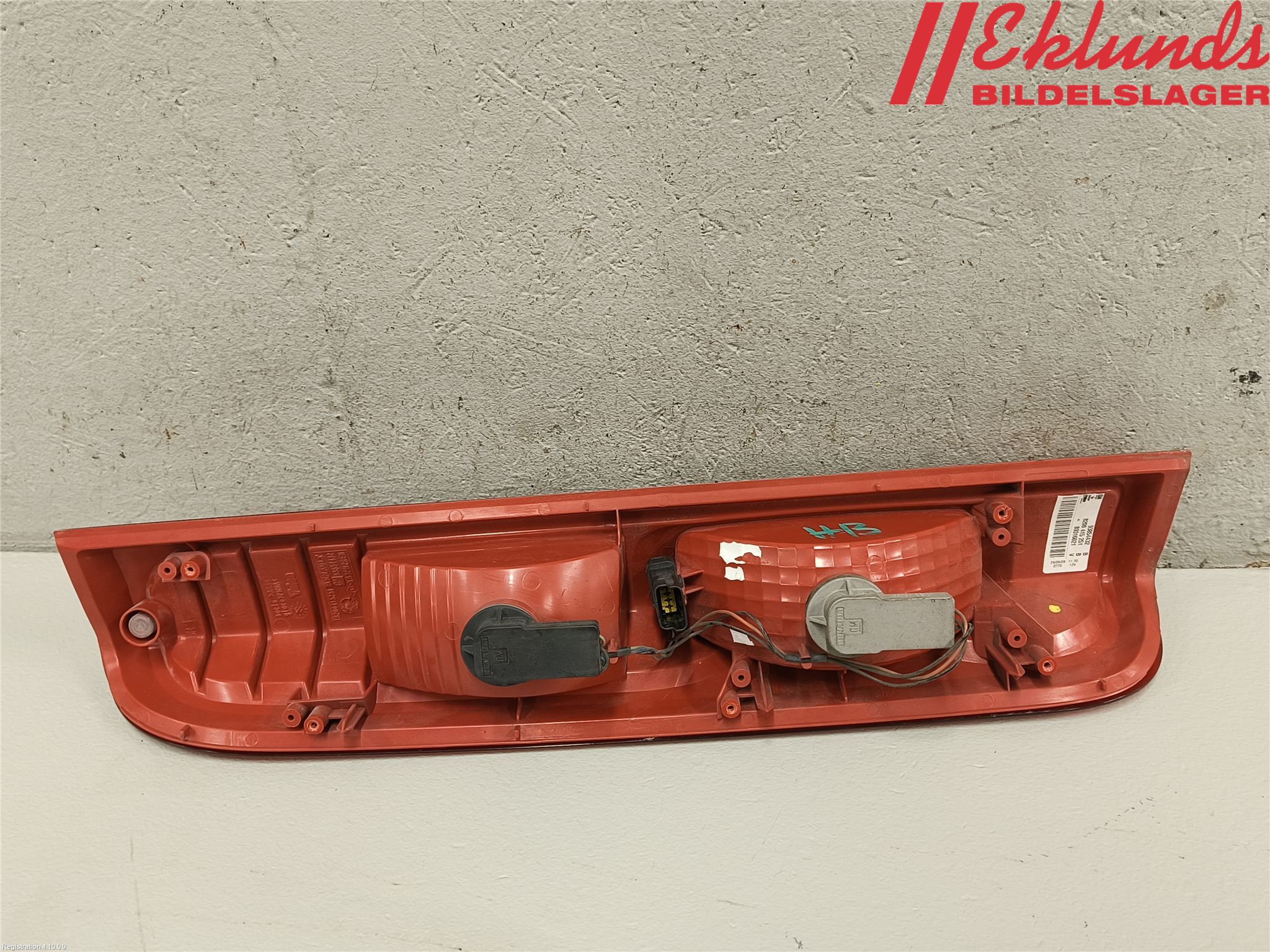 Opel VIVARO 01-14 Bakljus Höger