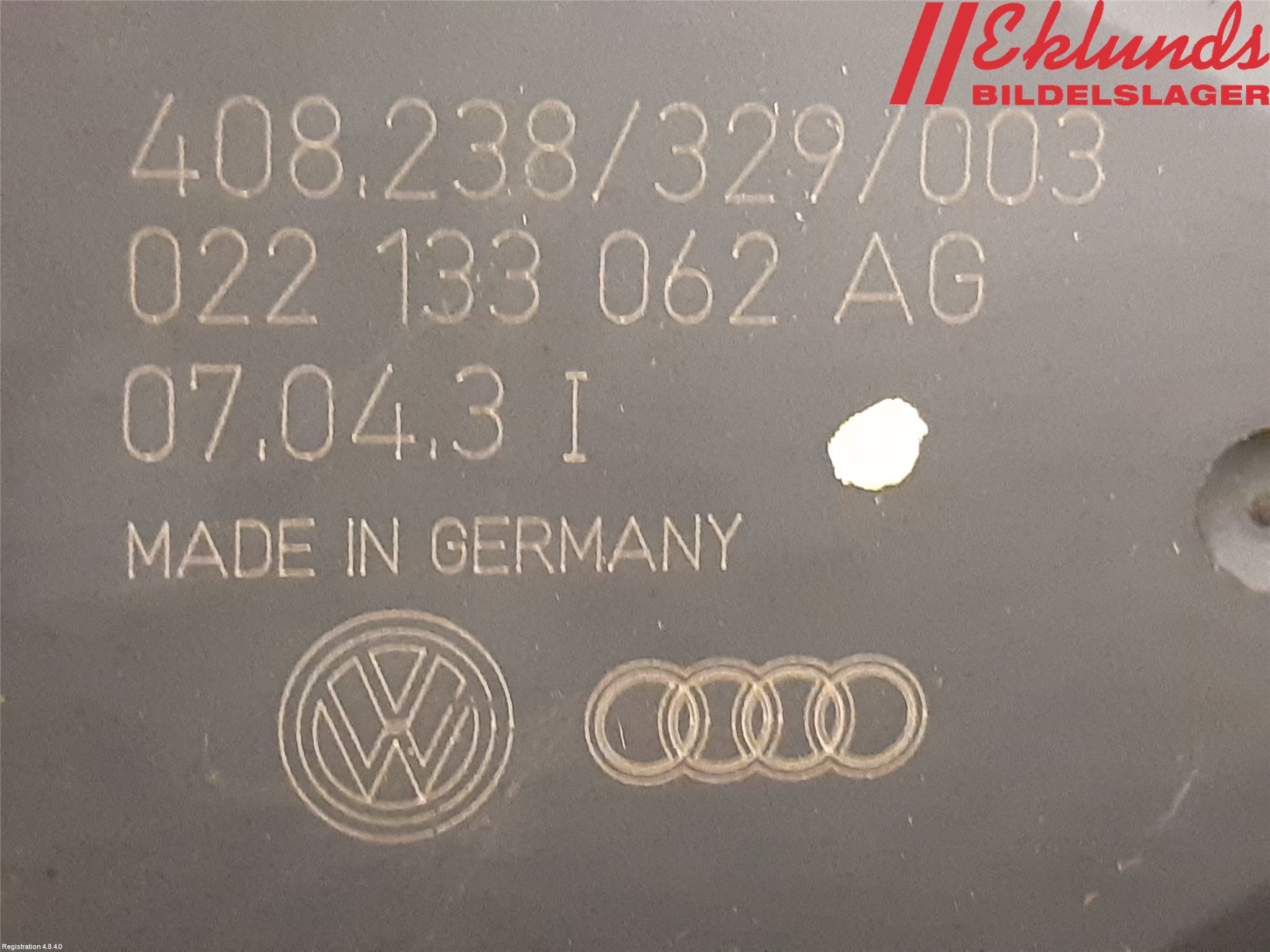 Volkswagen VW GOLF V 04-09 Injspjällhus