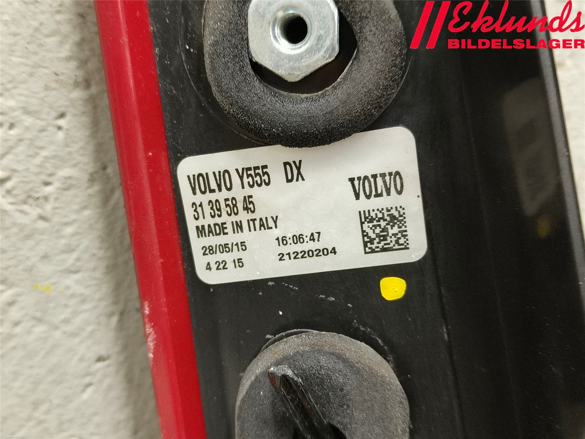 Volvo V40 CROSS COUNTRY 13-19 Bakljus Höger