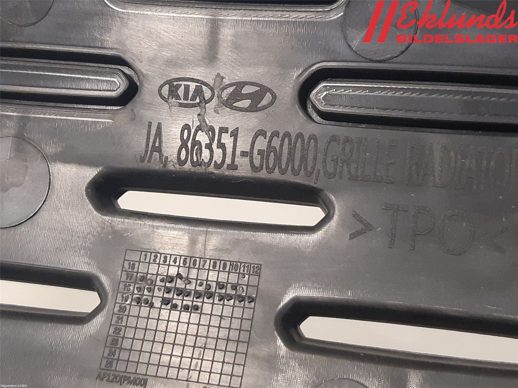 Kia PICANTO 17- Grill Komp