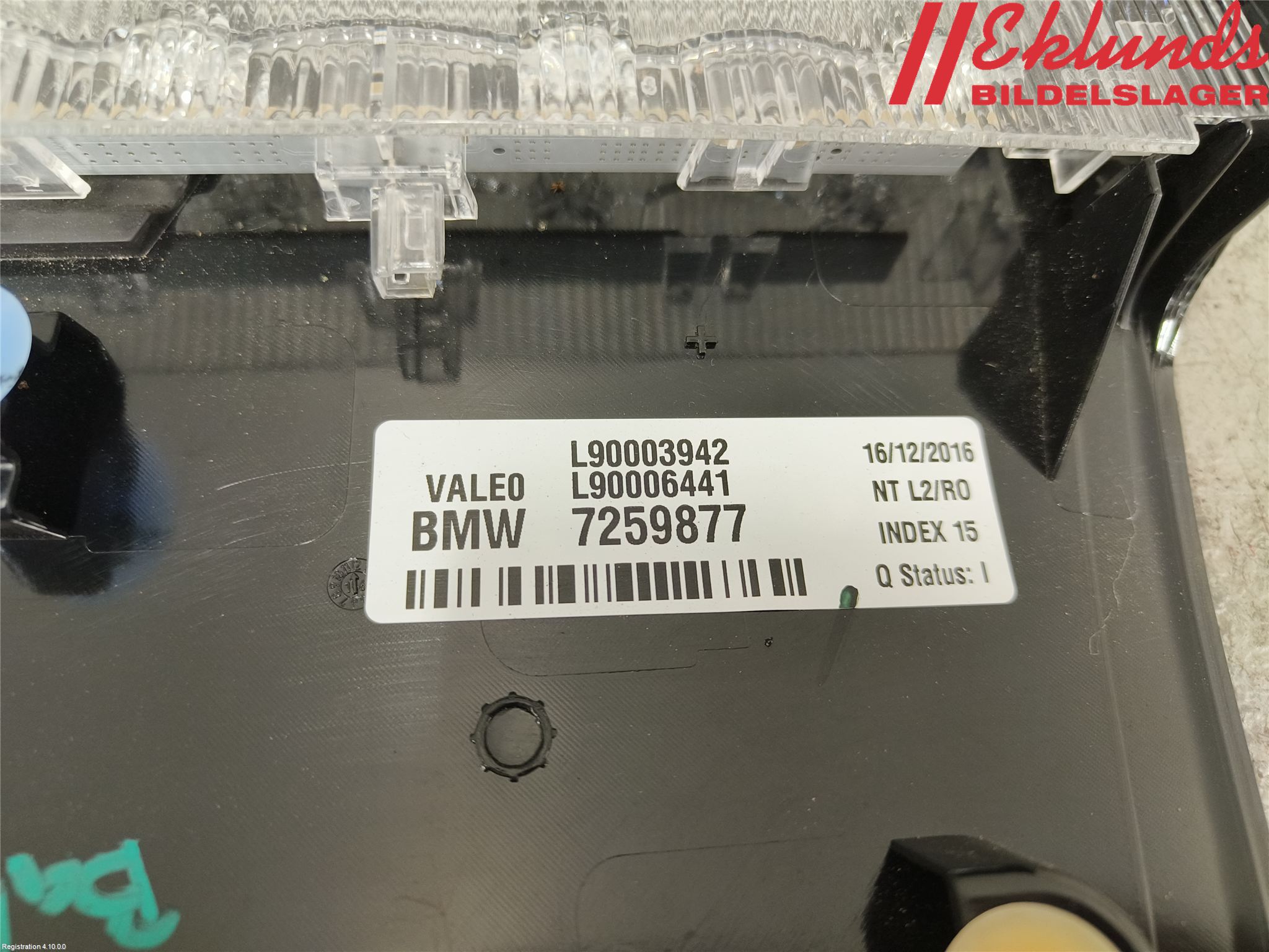 BMW 3 F30/F31/F80 12-19 Bromsljus Bakruta