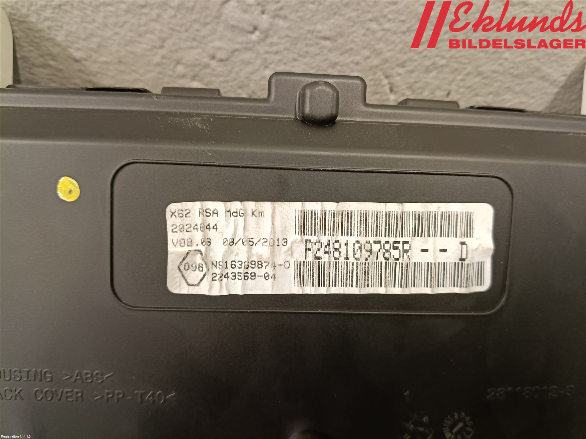 Renault MASTER III  10-14 Instrument Komb