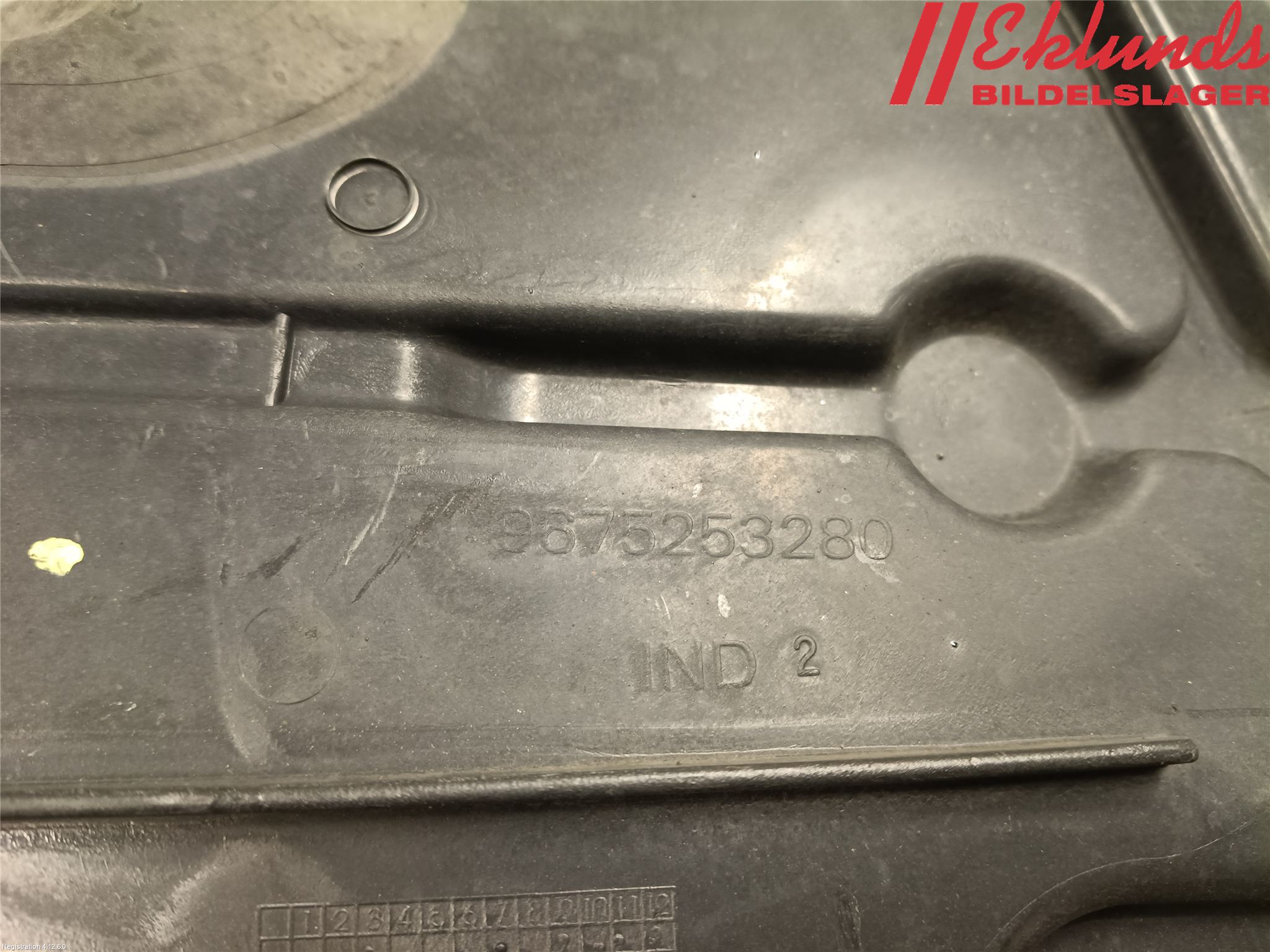 Peugeot PEUGOT 208 16-19 Deflektor Plåt-Plast Kylning