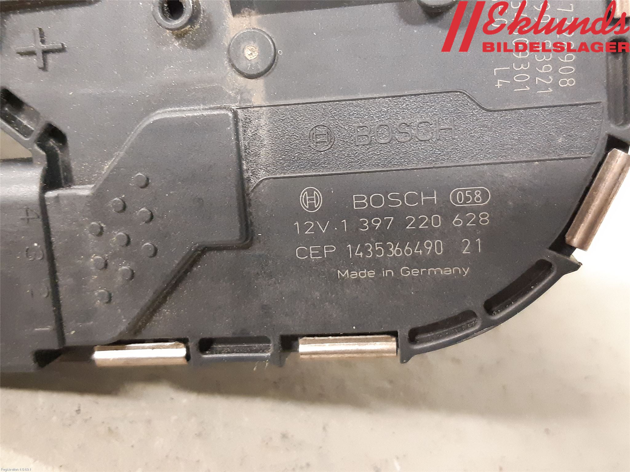 Volvo V40 CROSS COUNTRY 13-19 Torkarmotor Vindruta